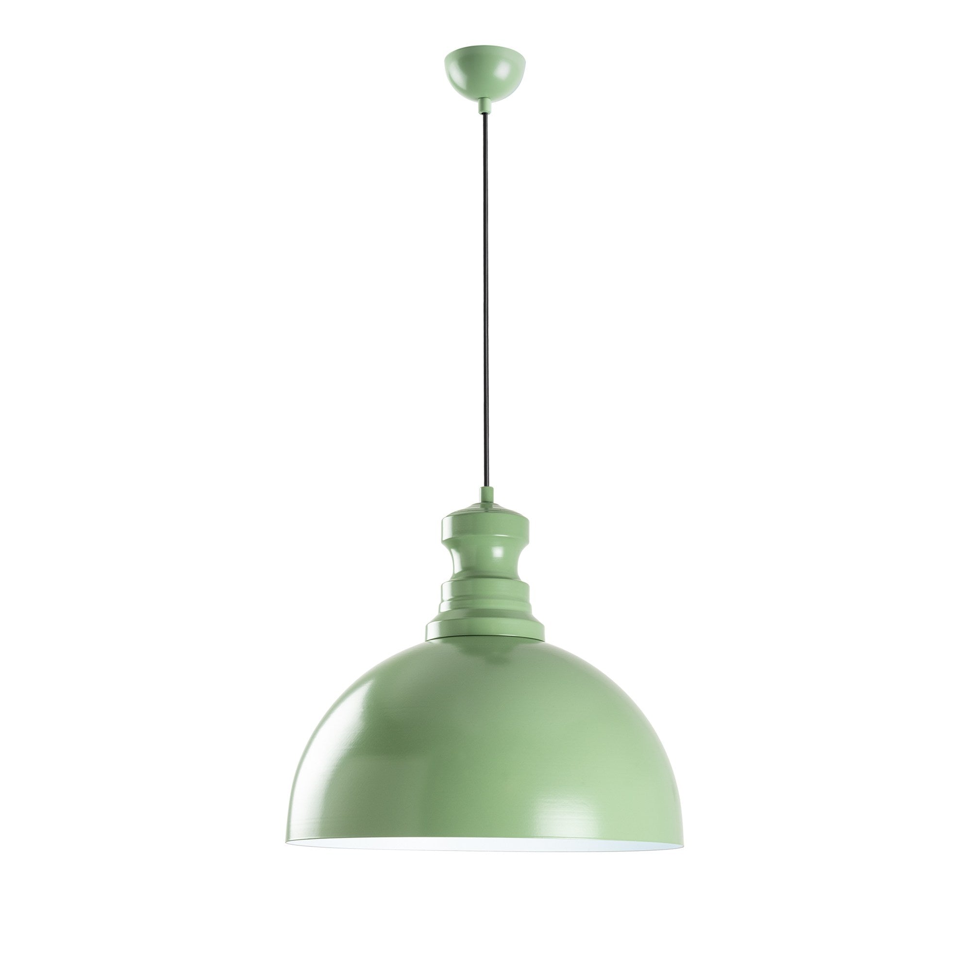 Candeeiro de Teto – altura ajustável de 44 a 134 cm – menta – metal