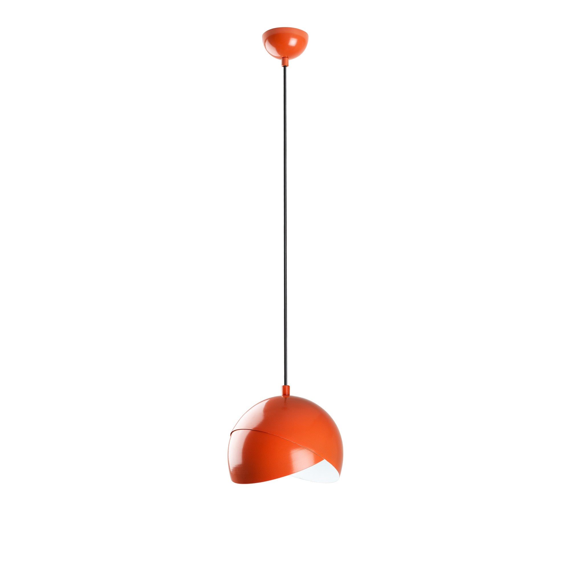 Candeeiro de Teto ajustável – Ø20 cm – Laranja – Metal