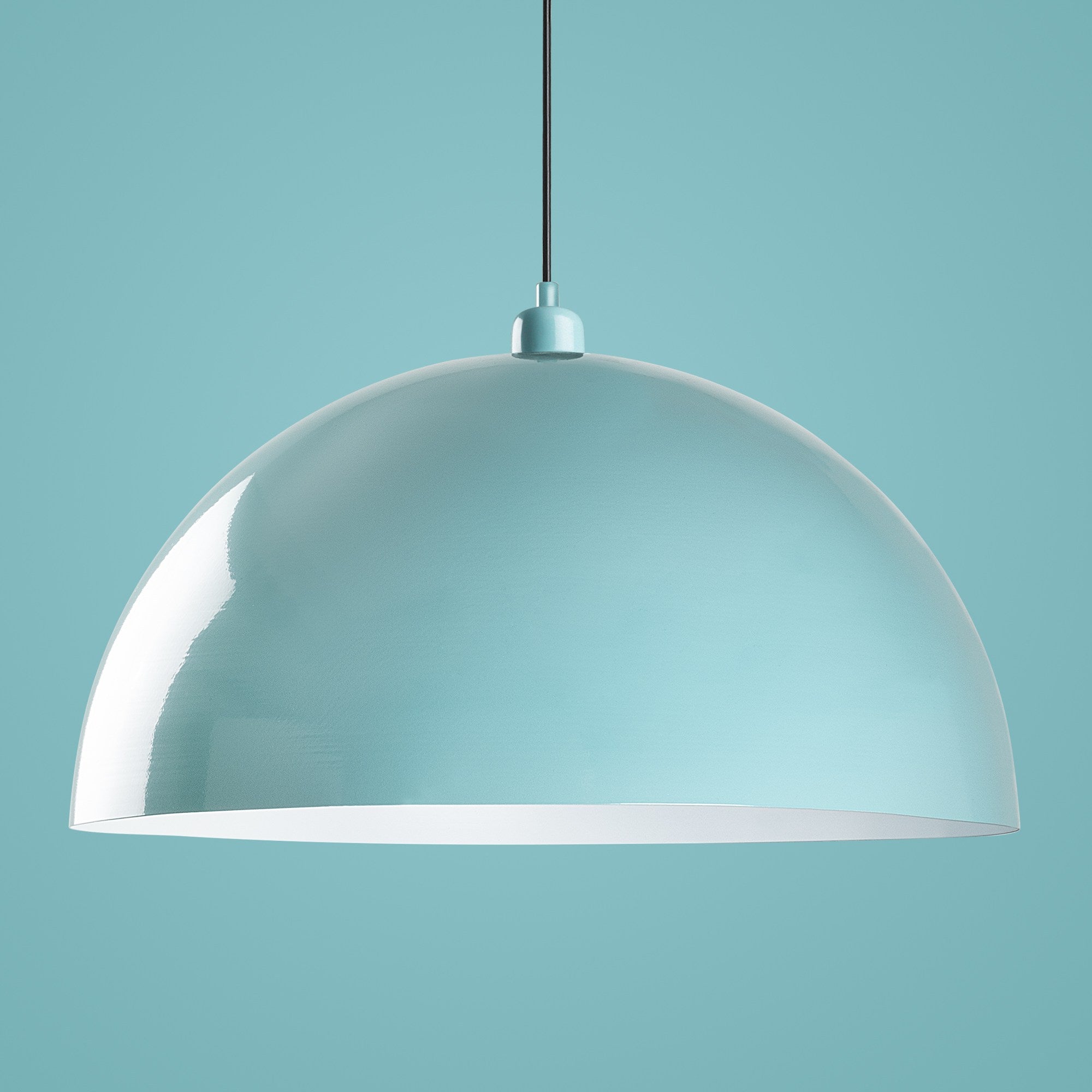 Candeeiro de Teto de metal – Ø60 cm – Turquesa