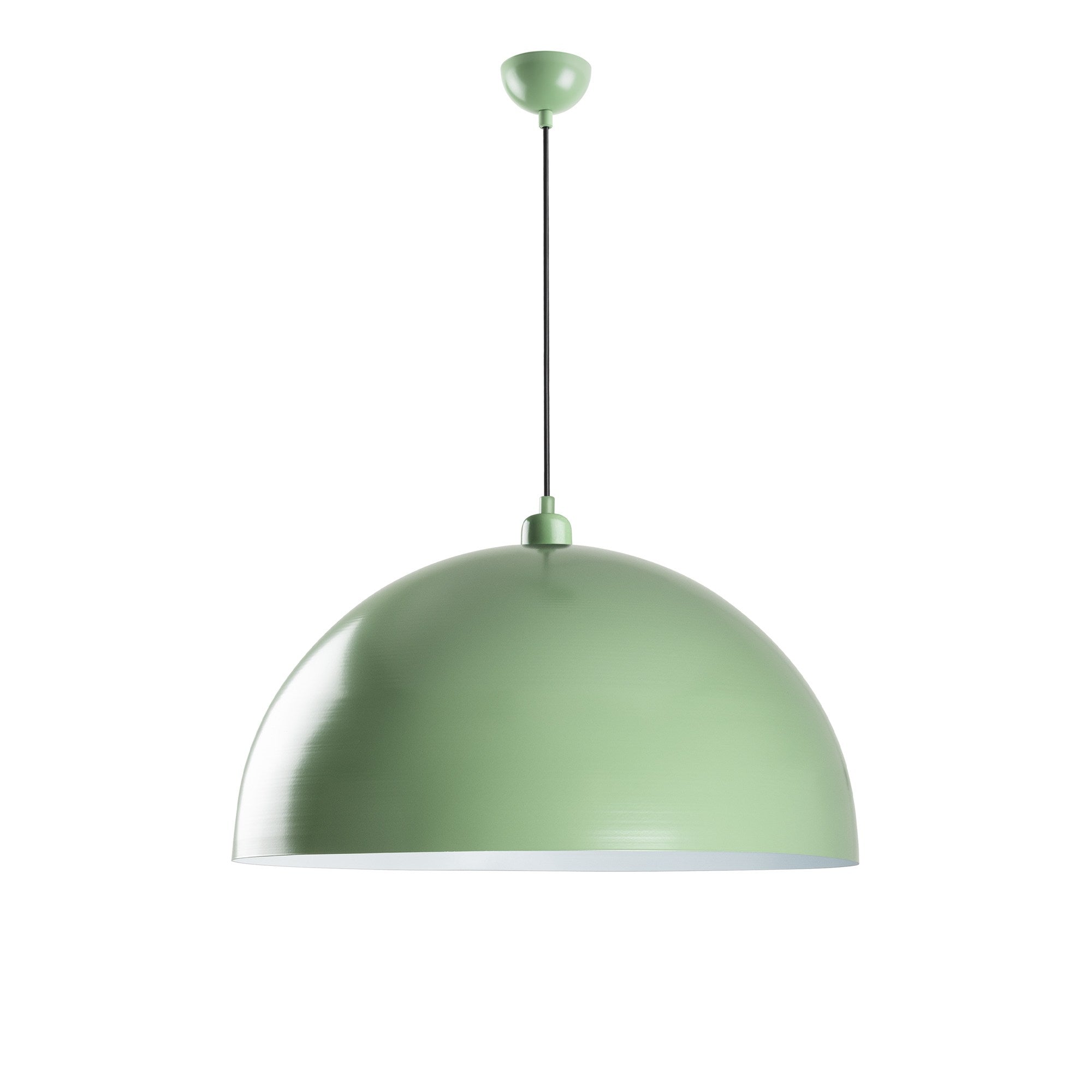 Candeeiro de Teto – altura ajustável de 45 a 135 cm – menta – metal