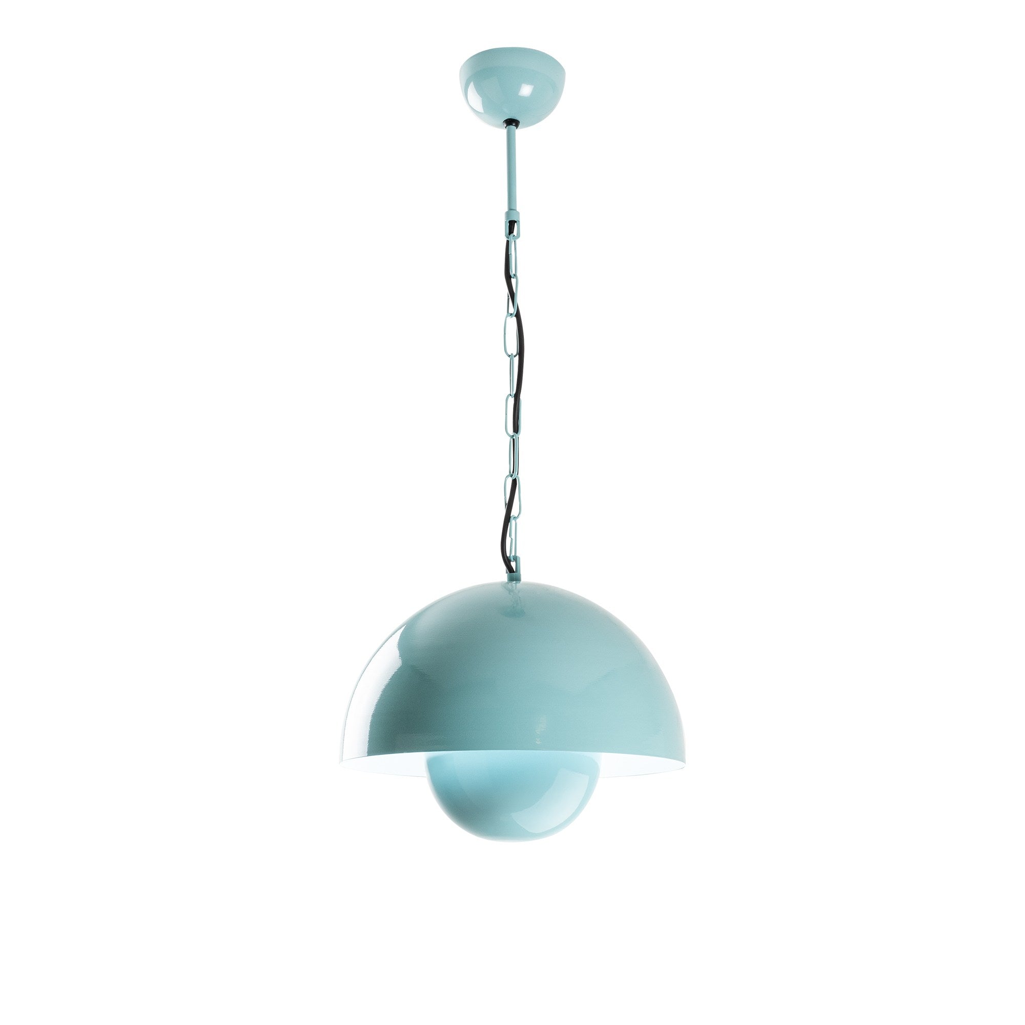 Candeeiro de Teto de Metal – Ø30 cm – Turquesa