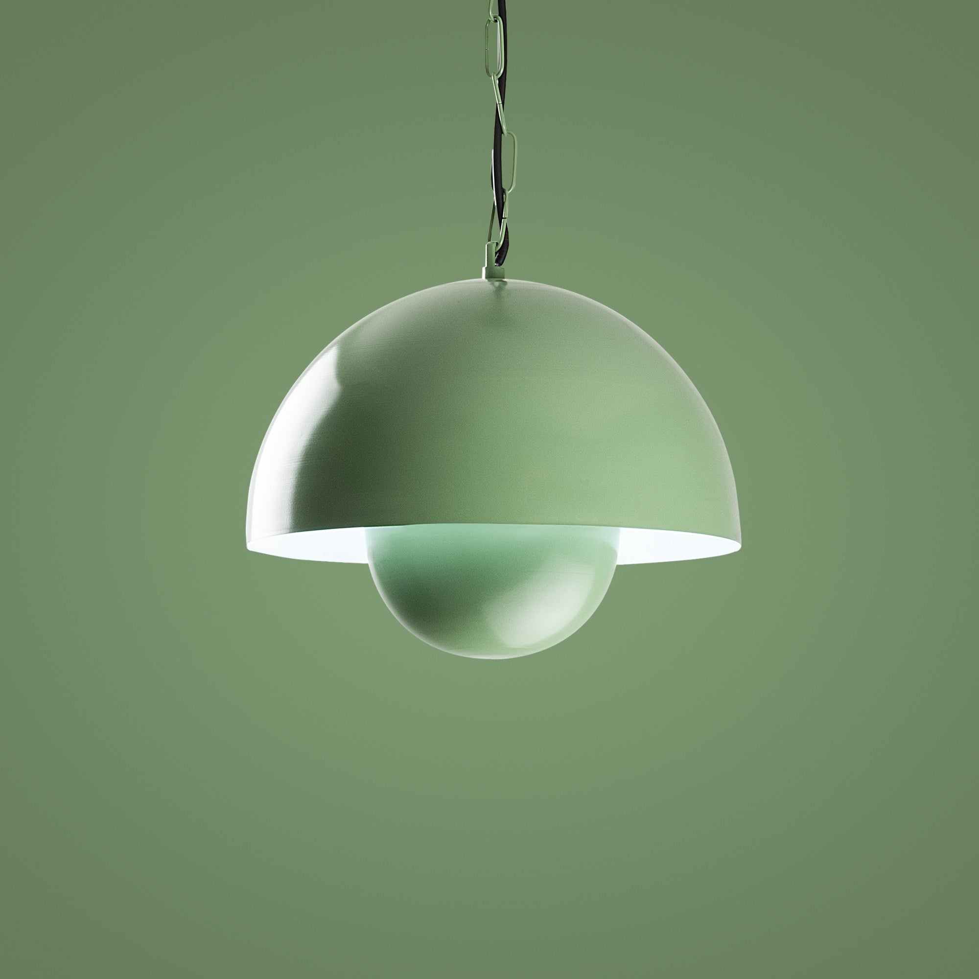 Candeeiro de Teto de Metal – Ø30 cm – Menta