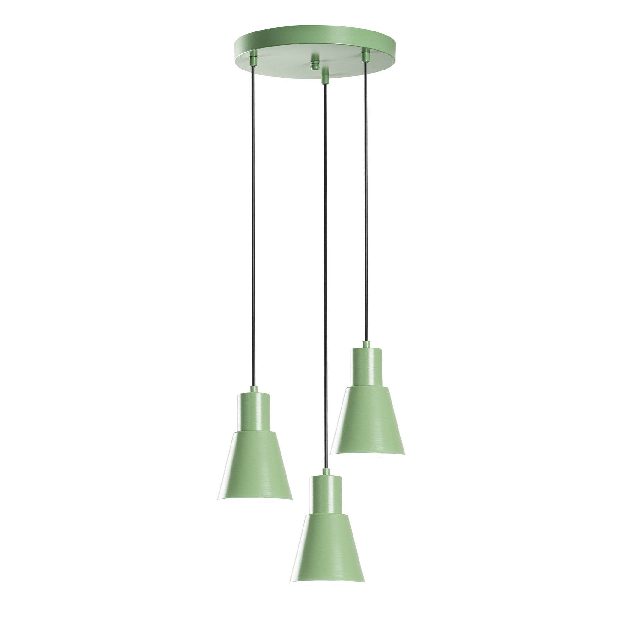 Candeeiro de Teto – 40 cm diâmetro – Menta – Metal