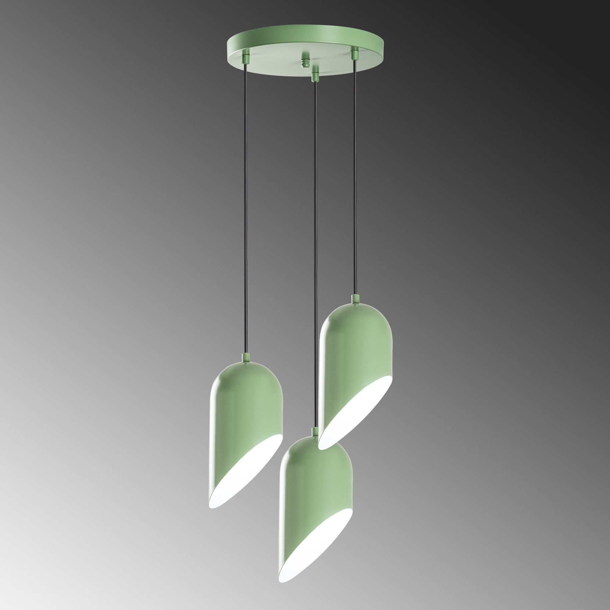 Candeeiro de Teto – 75 a 121 cm – Menta – Metal