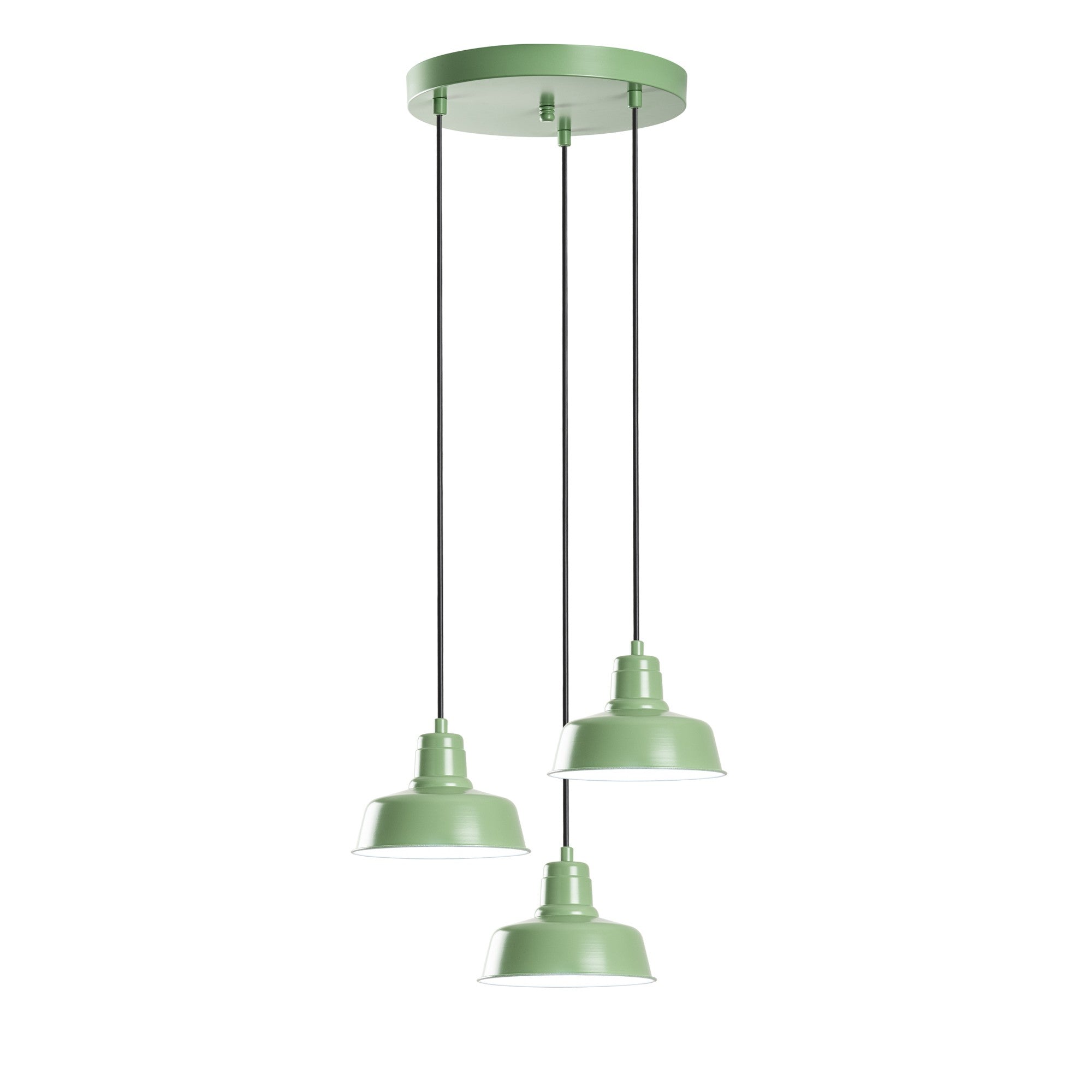 Candeeiro de Teto – 45 cm diâmetro – Menta – Metal