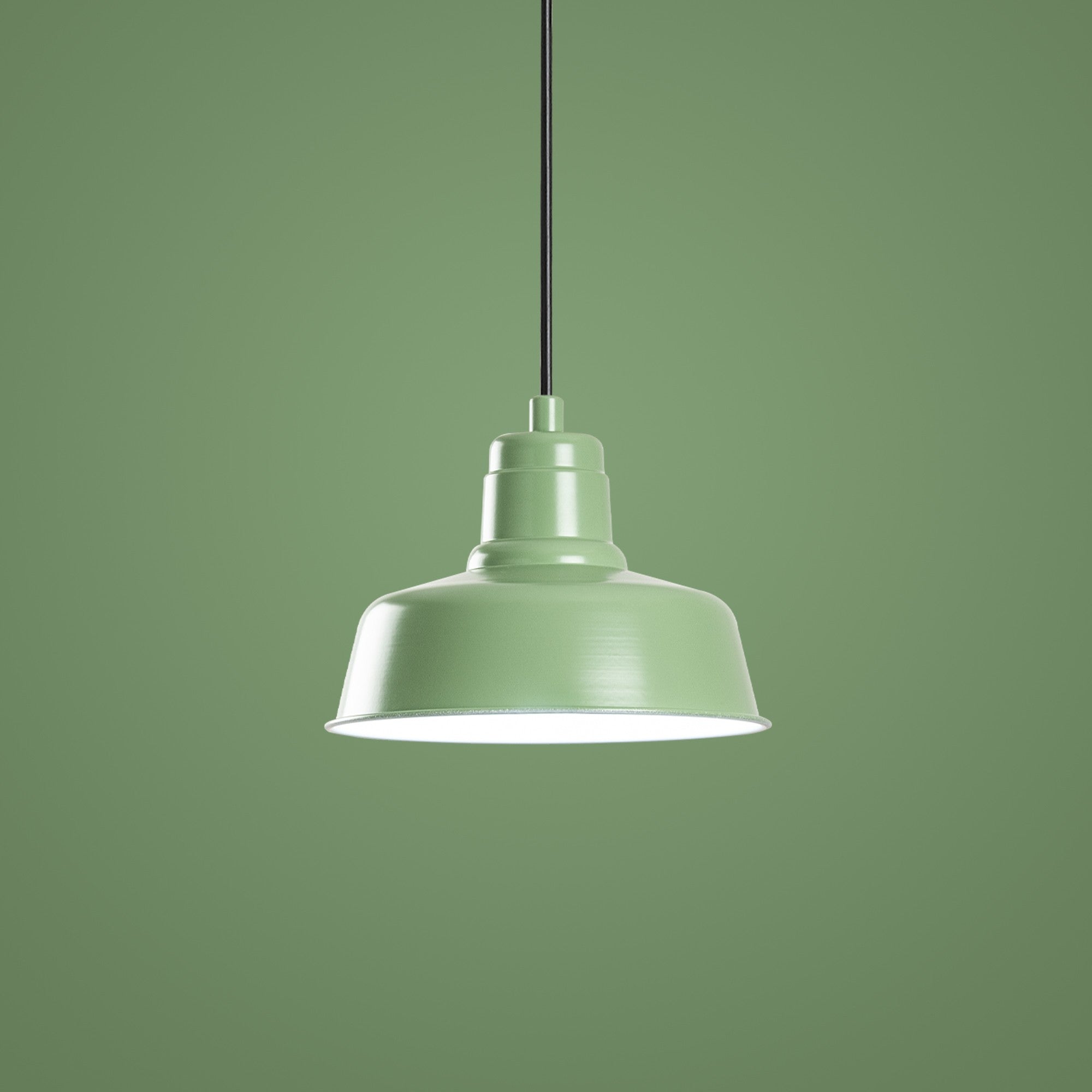 Candeeiro de Teto – 45 cm diâmetro – Menta – Metal