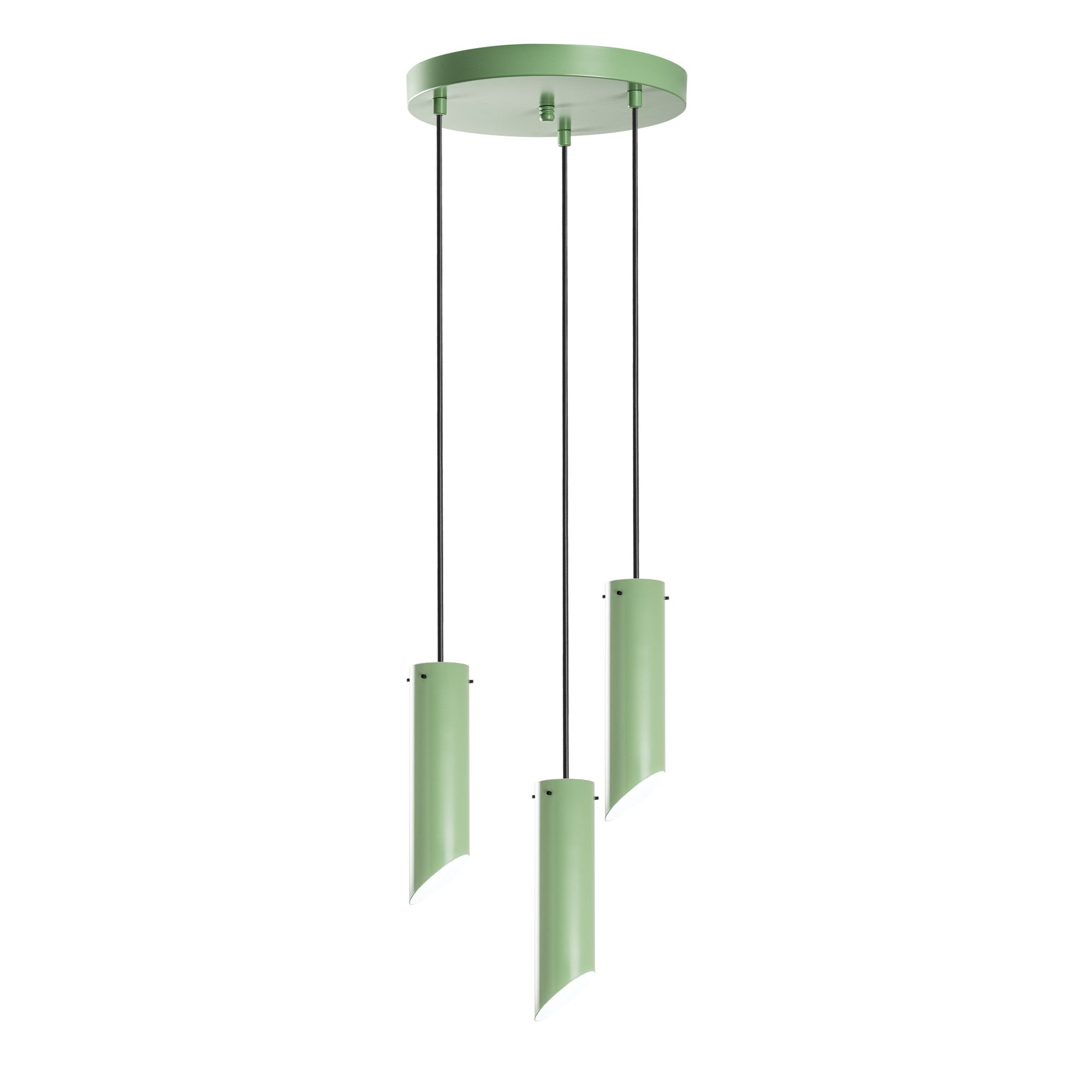 Candeeiro de Teto – 40 cm de diâmetro – menta – metal