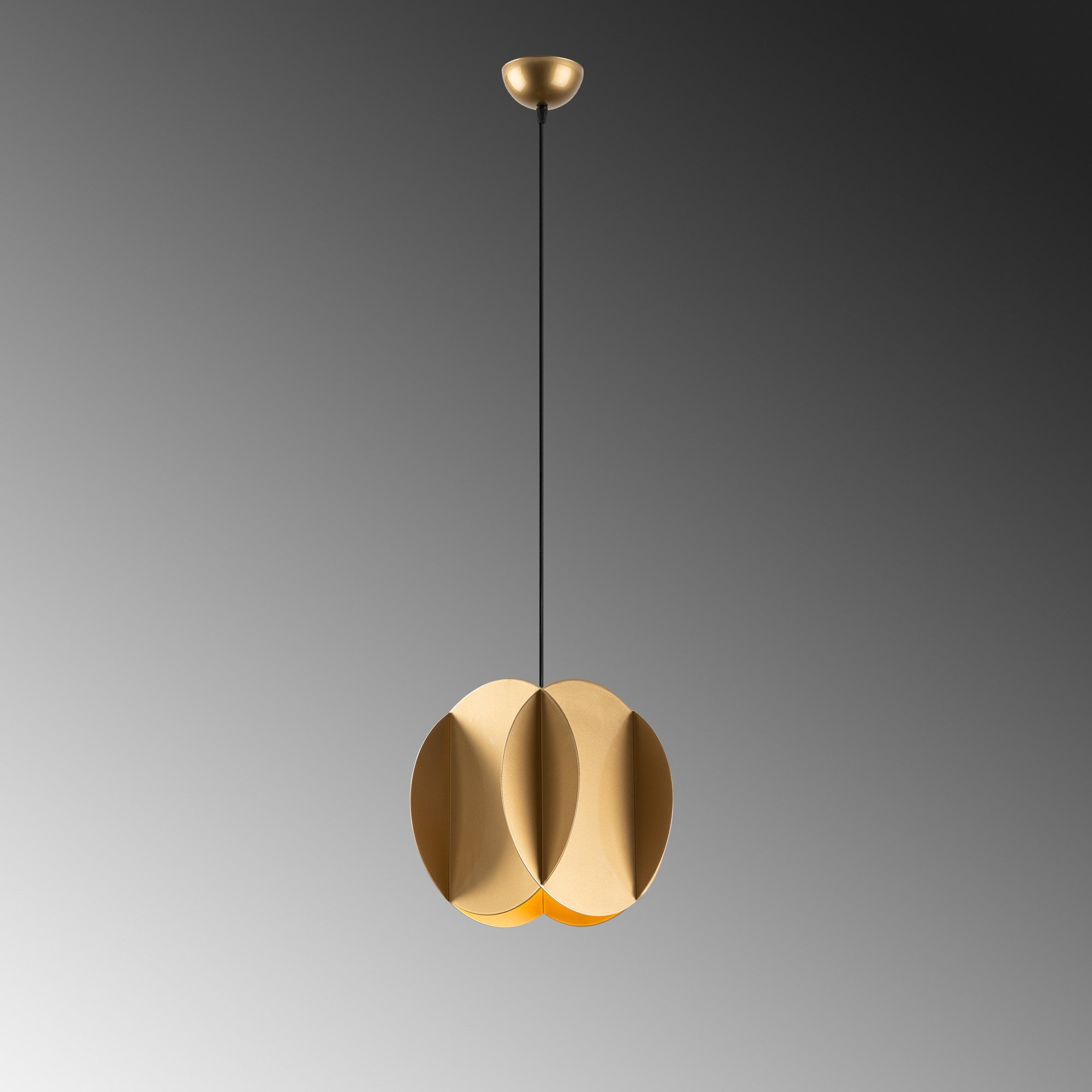 Candeeiro de Teto – Altura ajustável 40-115 cm – Dourado – Metálico