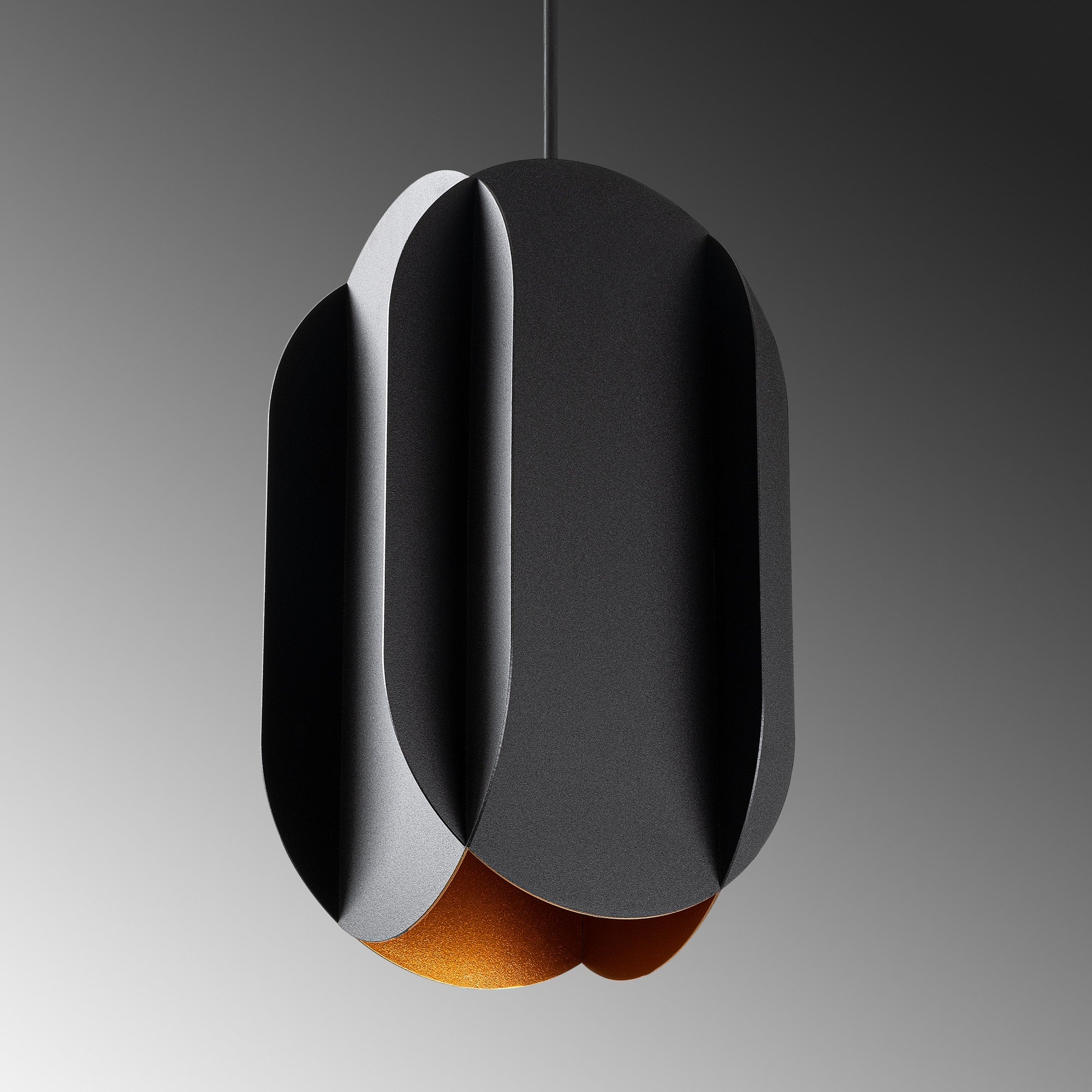 Candeeiro de Teto – 40-115 cm – Preto – Metálico