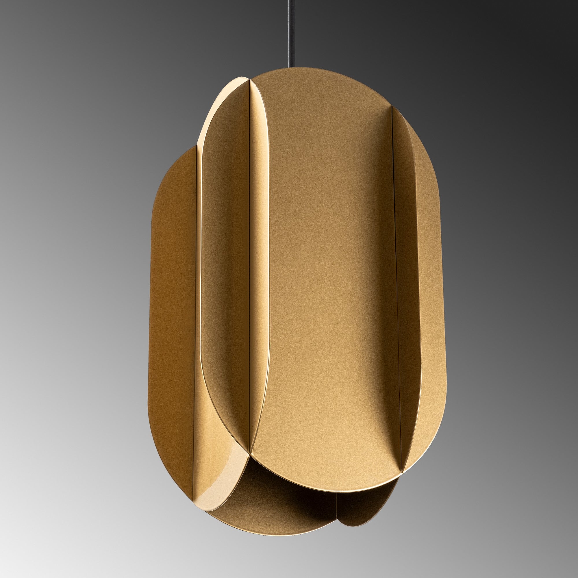 Candeeiro de Teto – 40-115 cm – Dourado – Metal