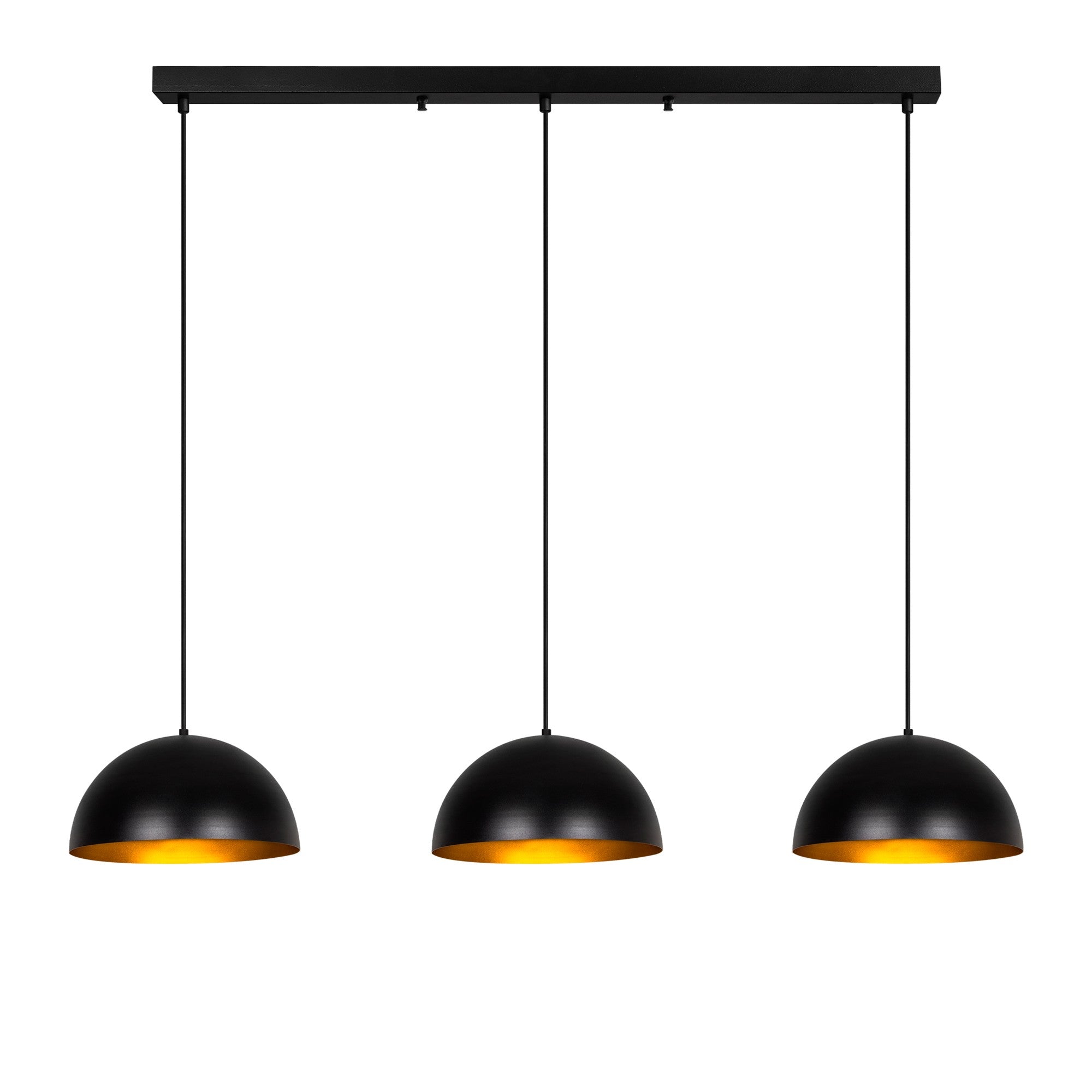 Candeeiro de Teto – 145 x 40 x 116 cm – Preto – Metálico