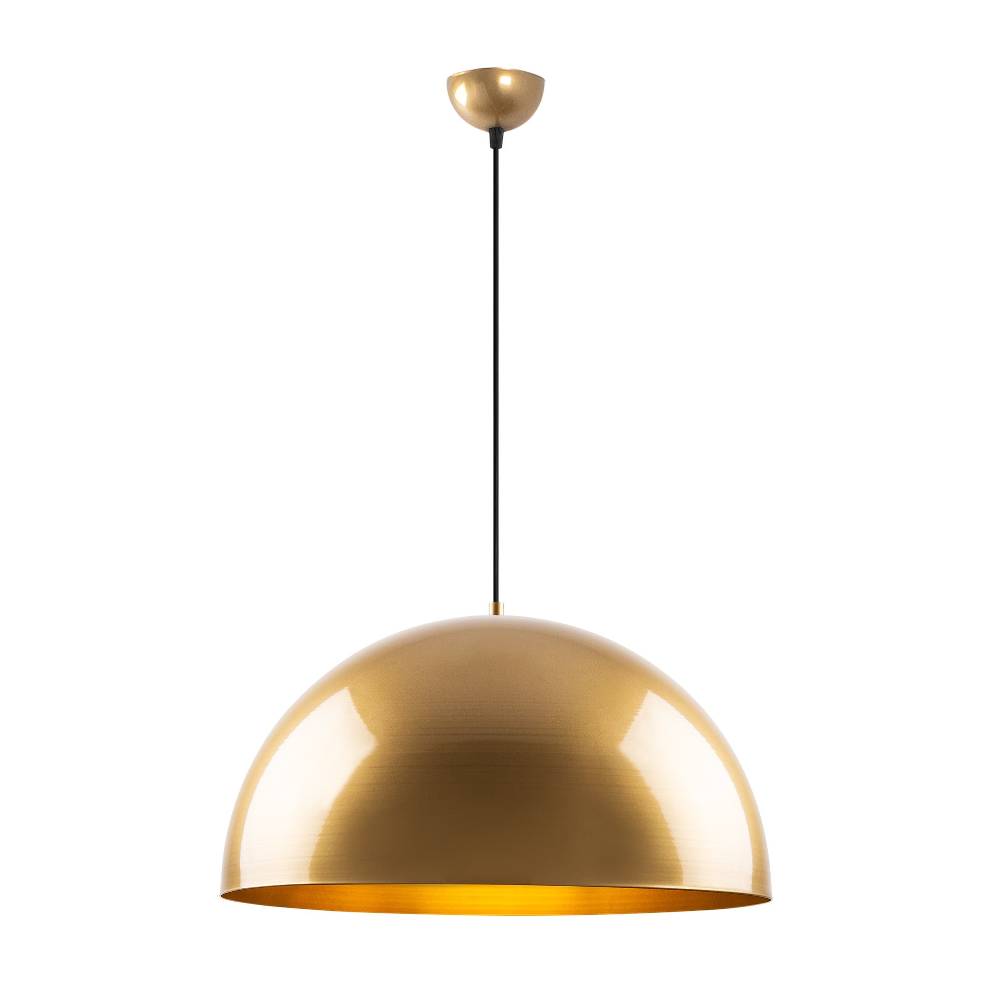 Candeeiro de Teto – 50 x 50 x 121 cm – Dourado – Metal