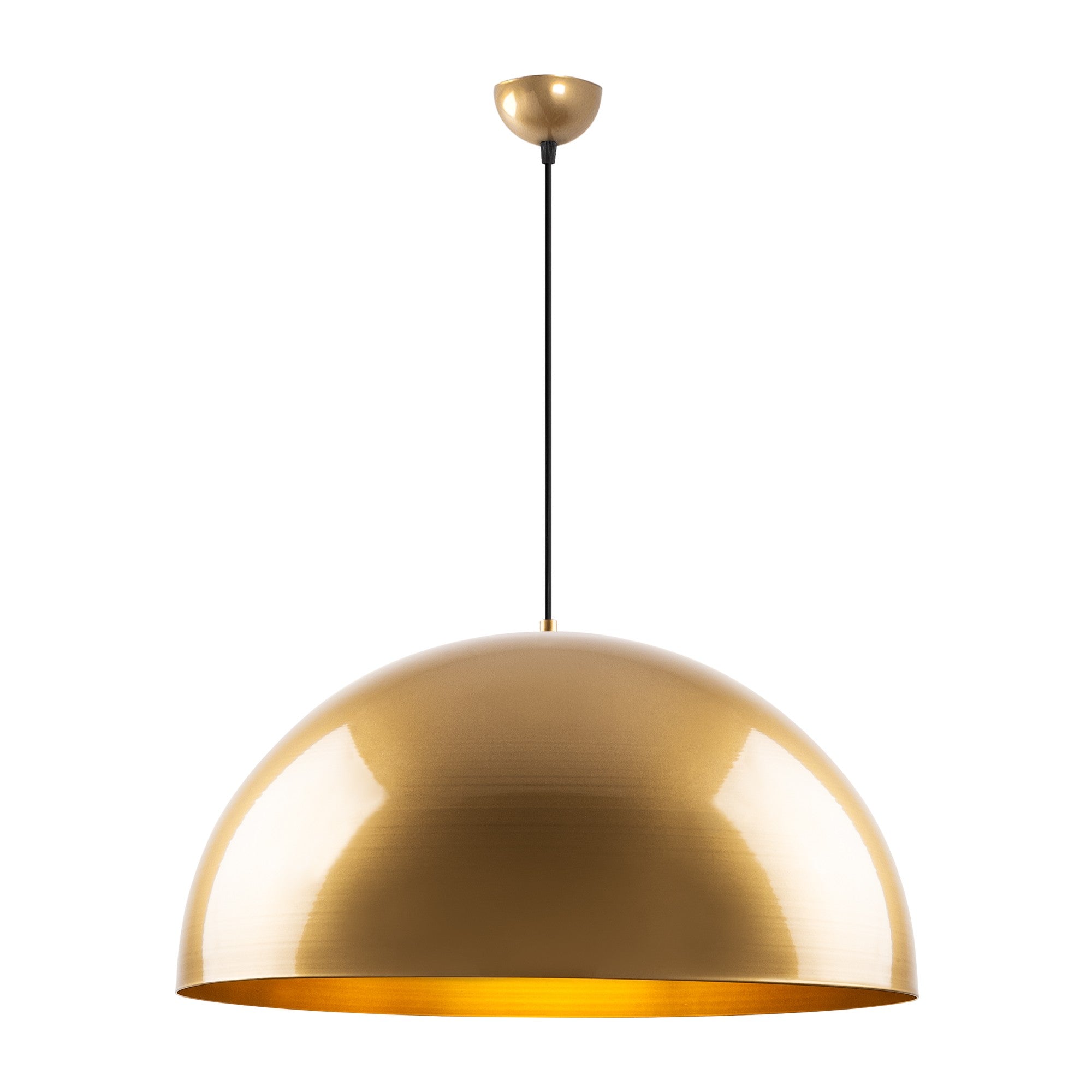 Candeeiro de Teto – 60 x 60 x 126 cm – Dourado – Metal