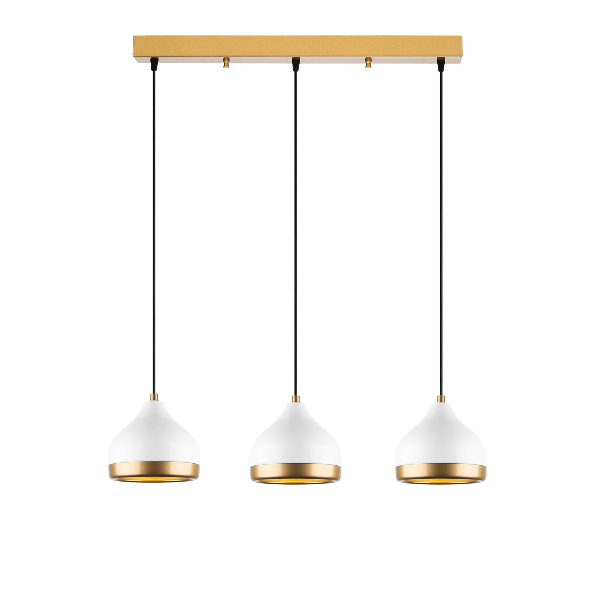 Candeeiro de Teto – 67 x 17 x 111 cm – Branco – Metal