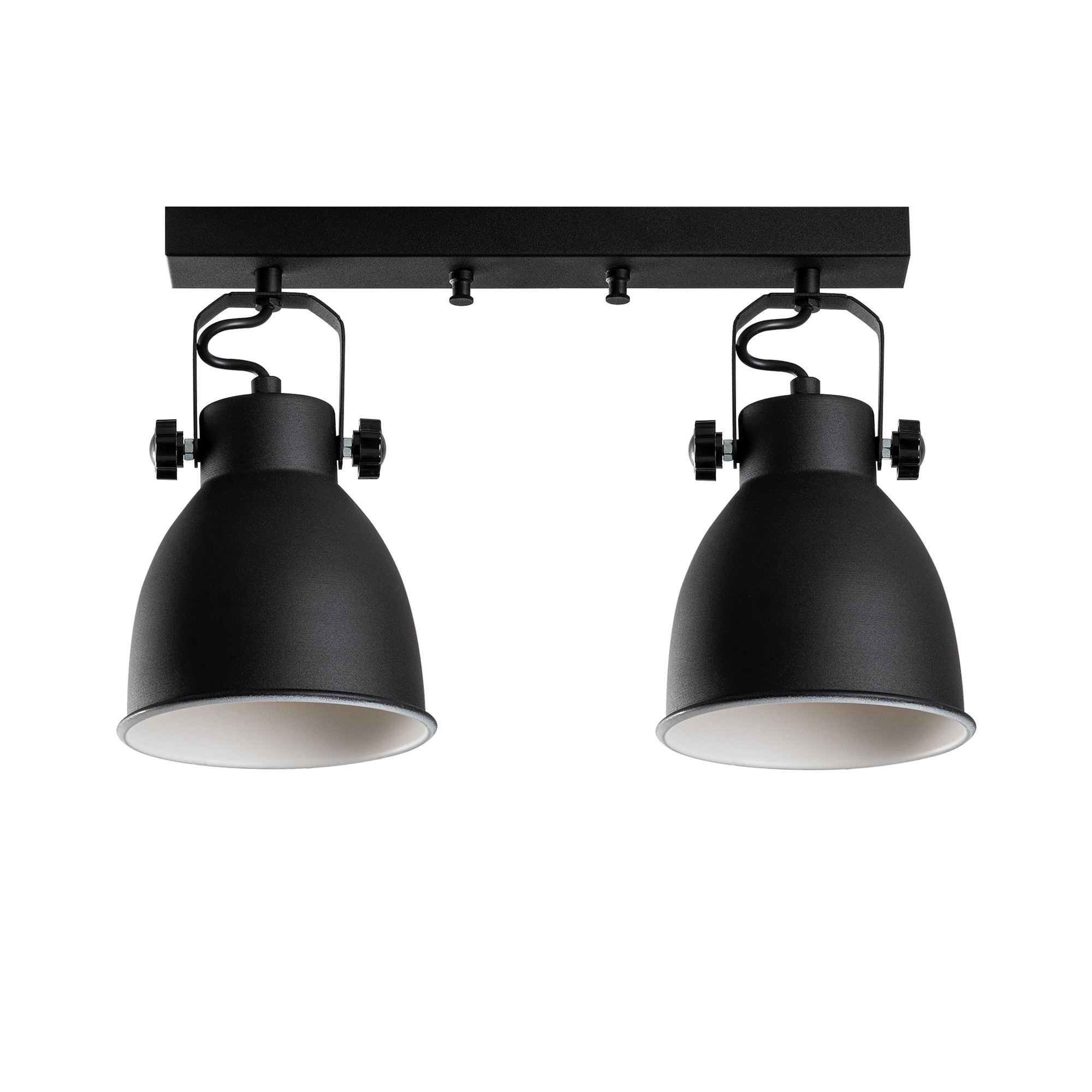 Candeeiro de Teto – 40 x 16 x 28 cm – Preto – Metal