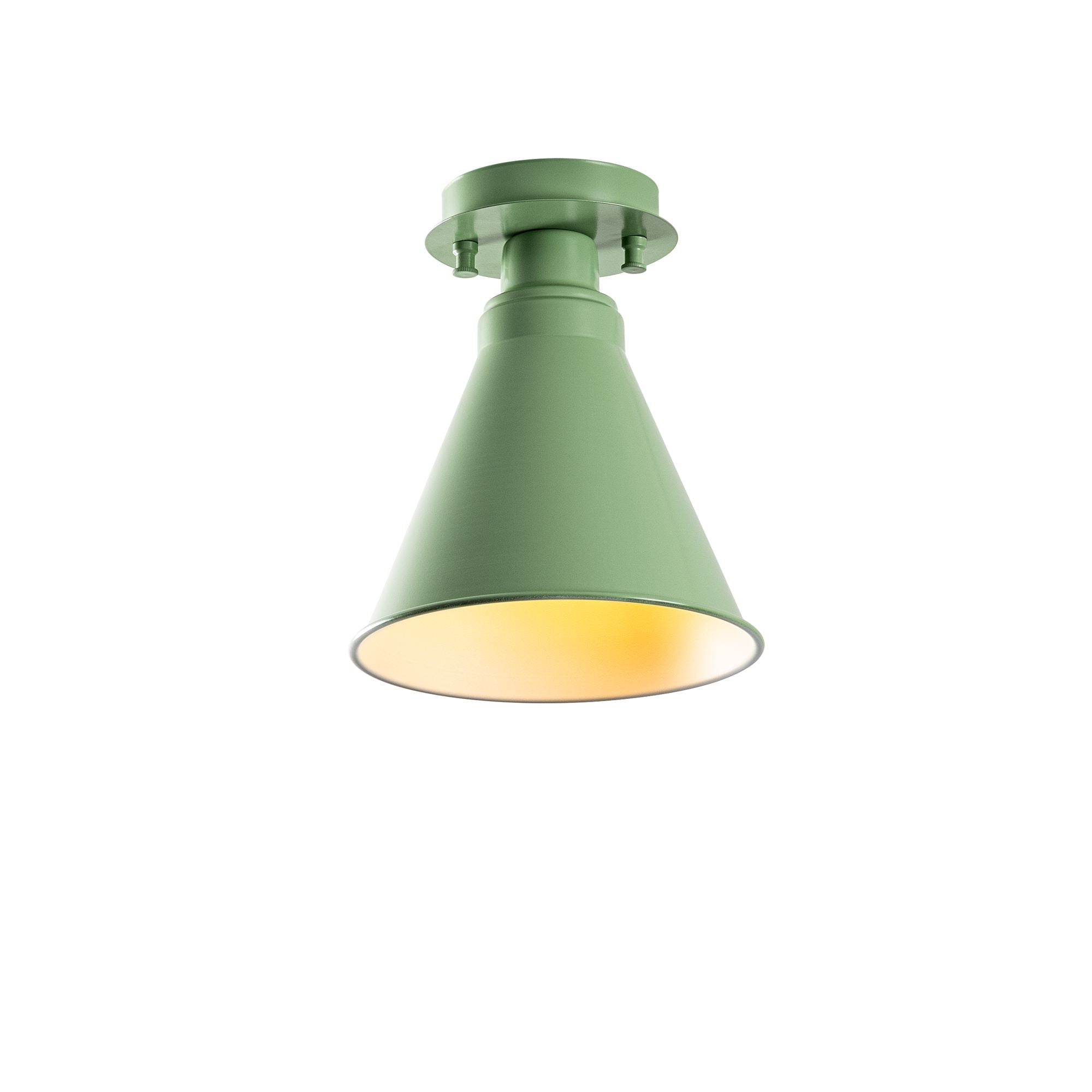 Candeeiro de Teto – 20 x 20 x 2 cm – Menta – Metálico