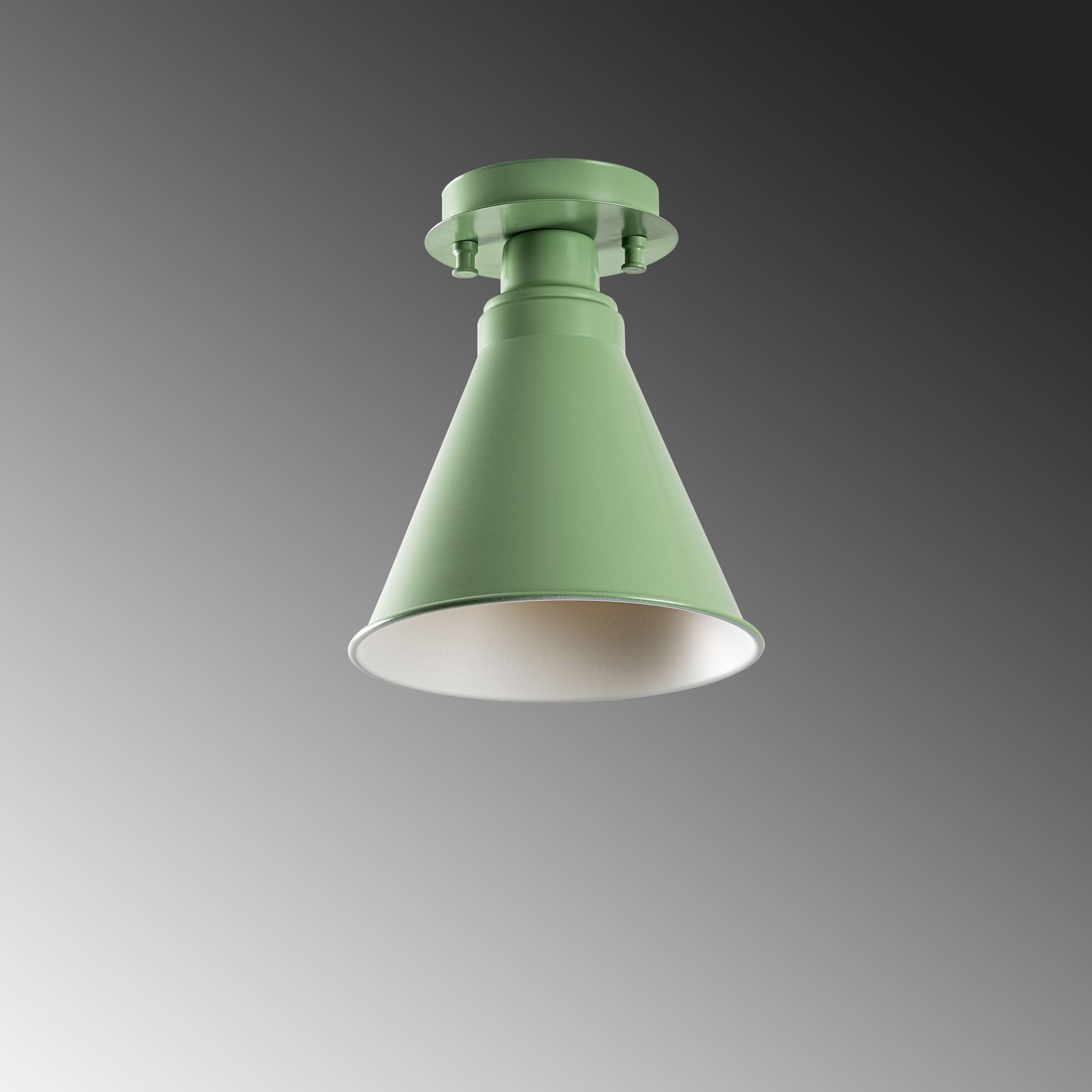 Candeeiro de Teto – 20 x 20 x 2 cm – Menta – Metálico