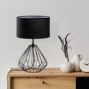 Candeeiro de mesa-Diamond-Preto