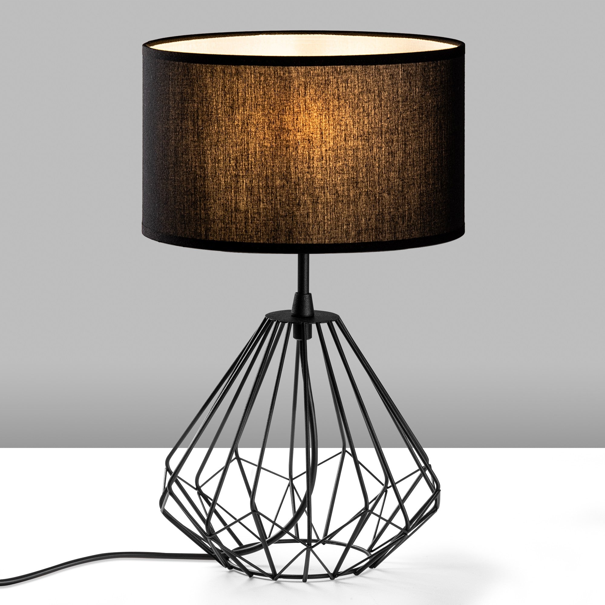 Candeeiro de mesa-Diamond-Preto
