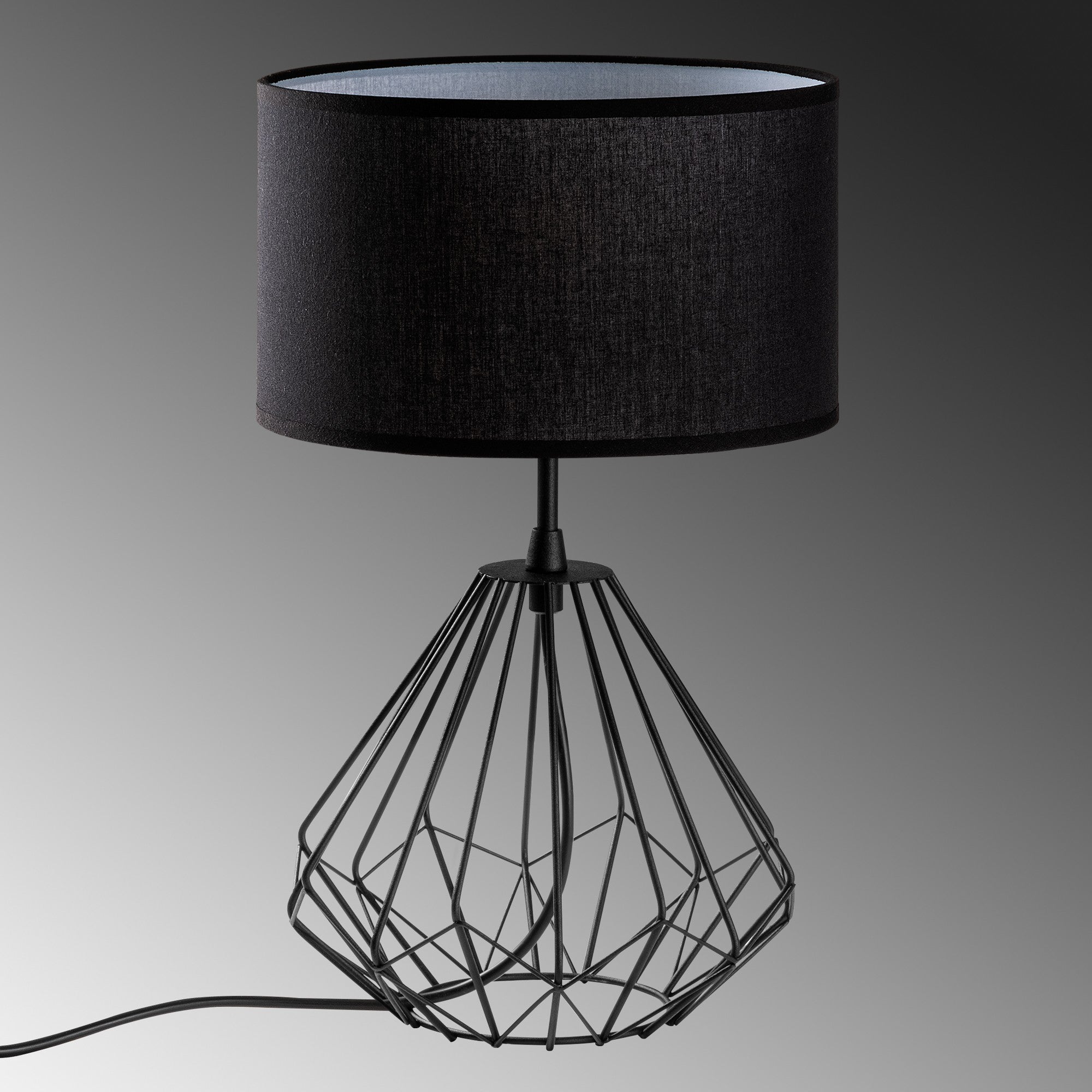 Candeeiro de mesa-Diamond-Preto