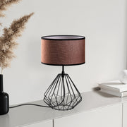 Candeeiro de mesa-Diamond-Preto