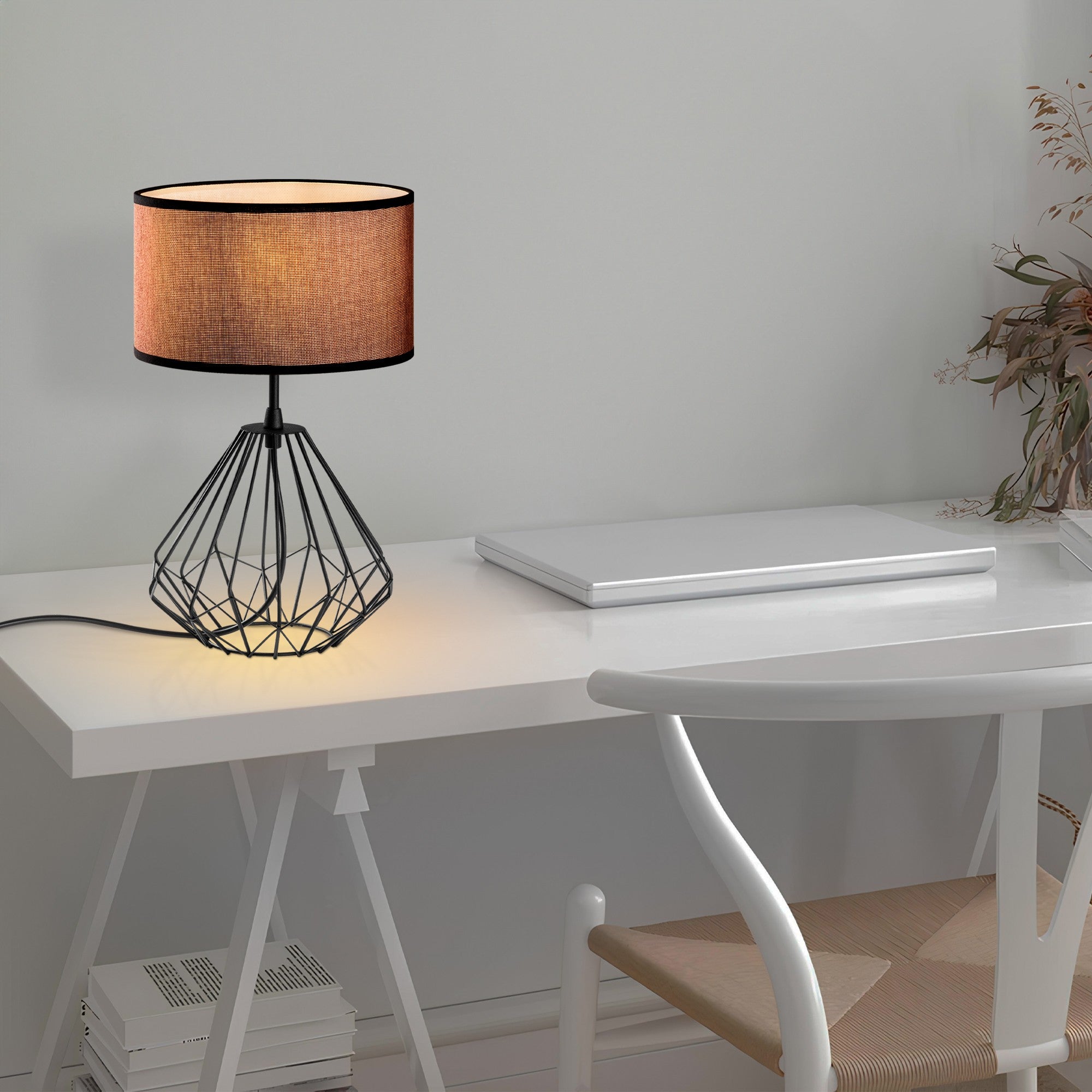 Candeeiro de mesa-Diamond-Preto