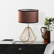 Candeeiro de mesa-Diamond-Ouro