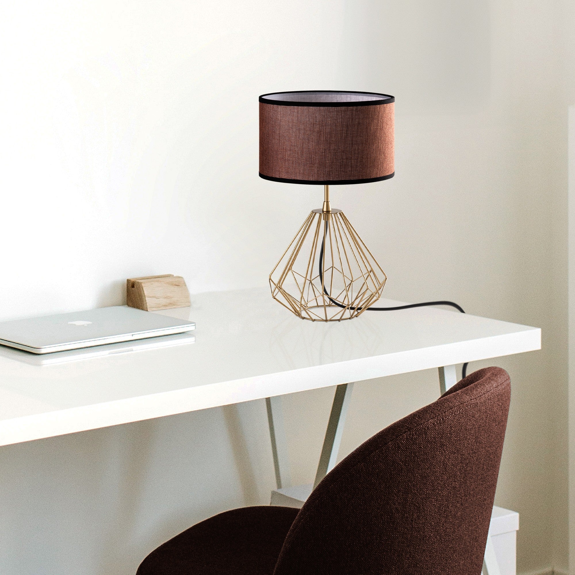 Candeeiro de mesa-Diamond-Ouro