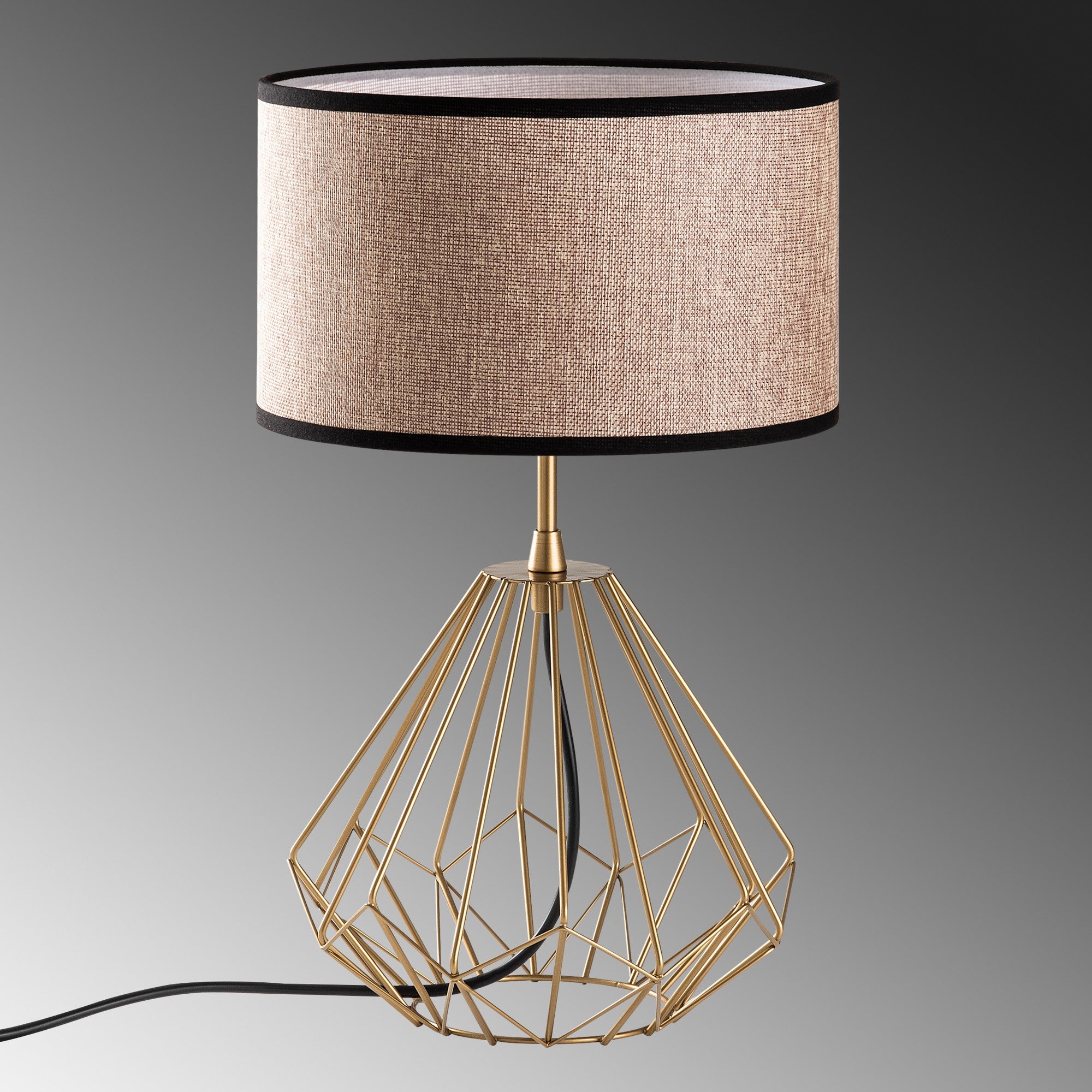 Candeeiro de mesa-Diamond-Ouro