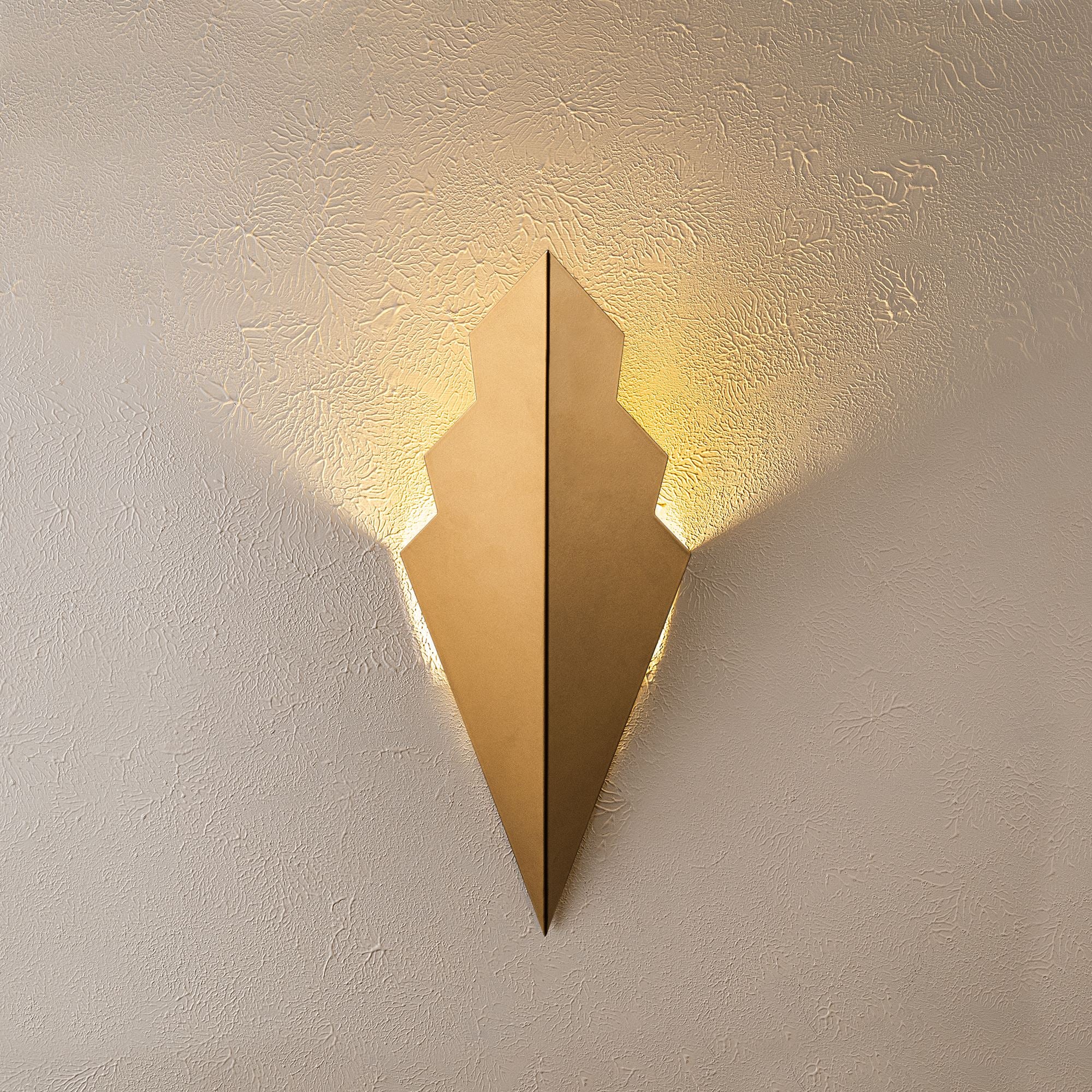 Luminária de parede-Arrow-Ouro