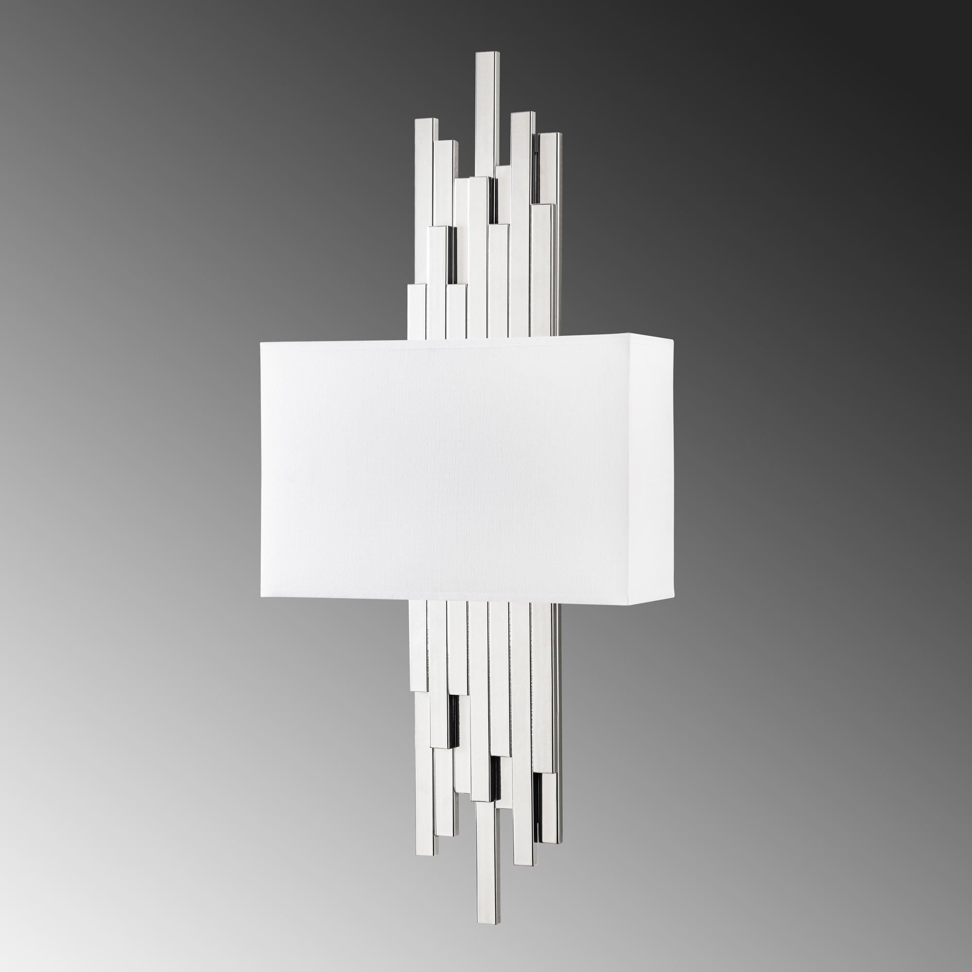 Candeeiro de Parede – 35 x 75 x 10 cm – Branco – Metal