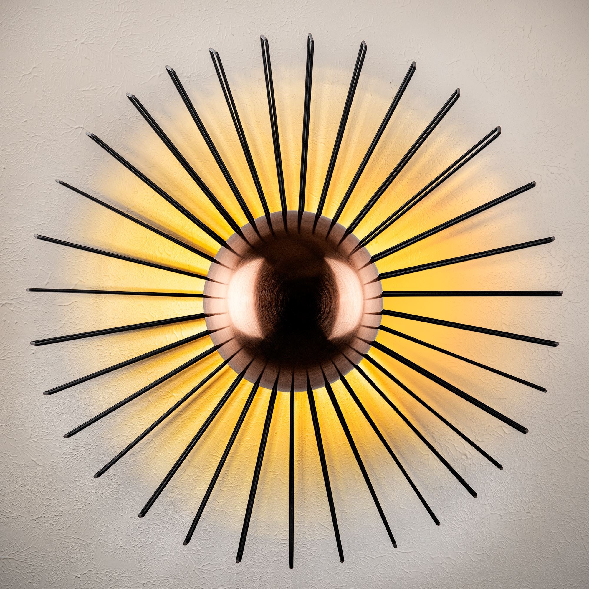 Candeeiro de Teto – 60 x 60 x 24 – Preto – Metal