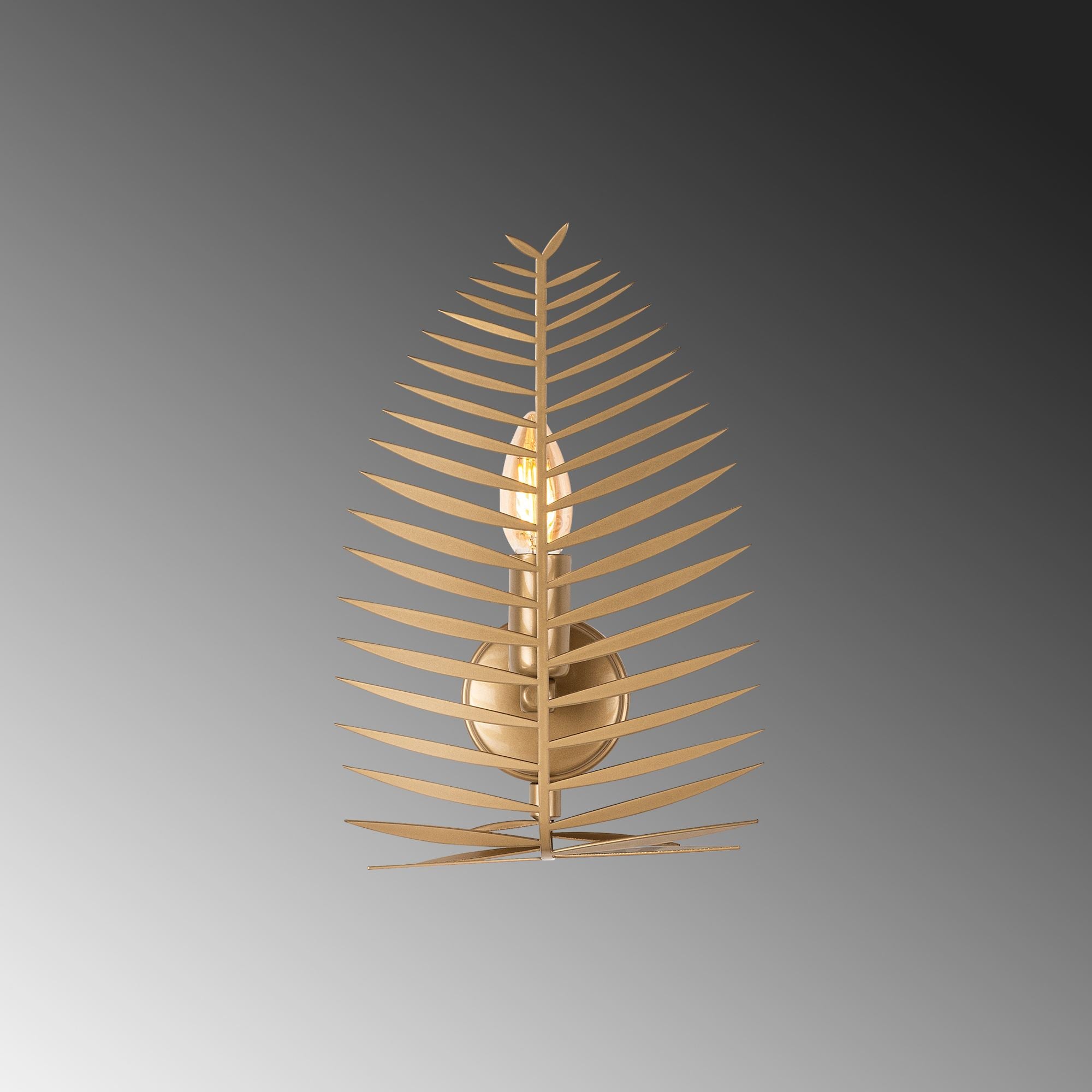 Luminária de parede-Leaf-Ouro