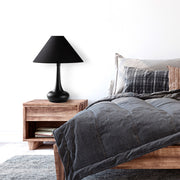 Candeeiro de mesa-Luna-Preto