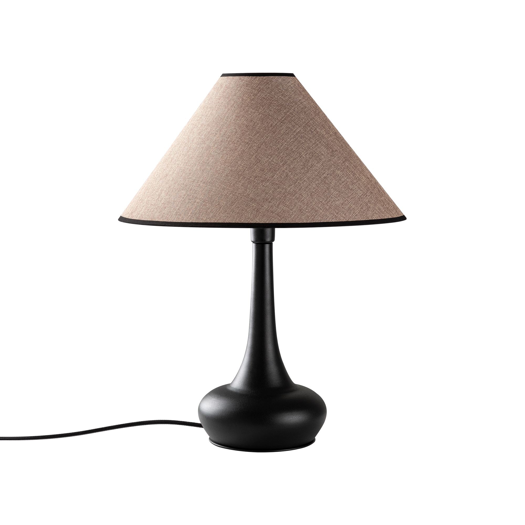 Candeeiro de mesa-Luna-Castanho Claro
Preto