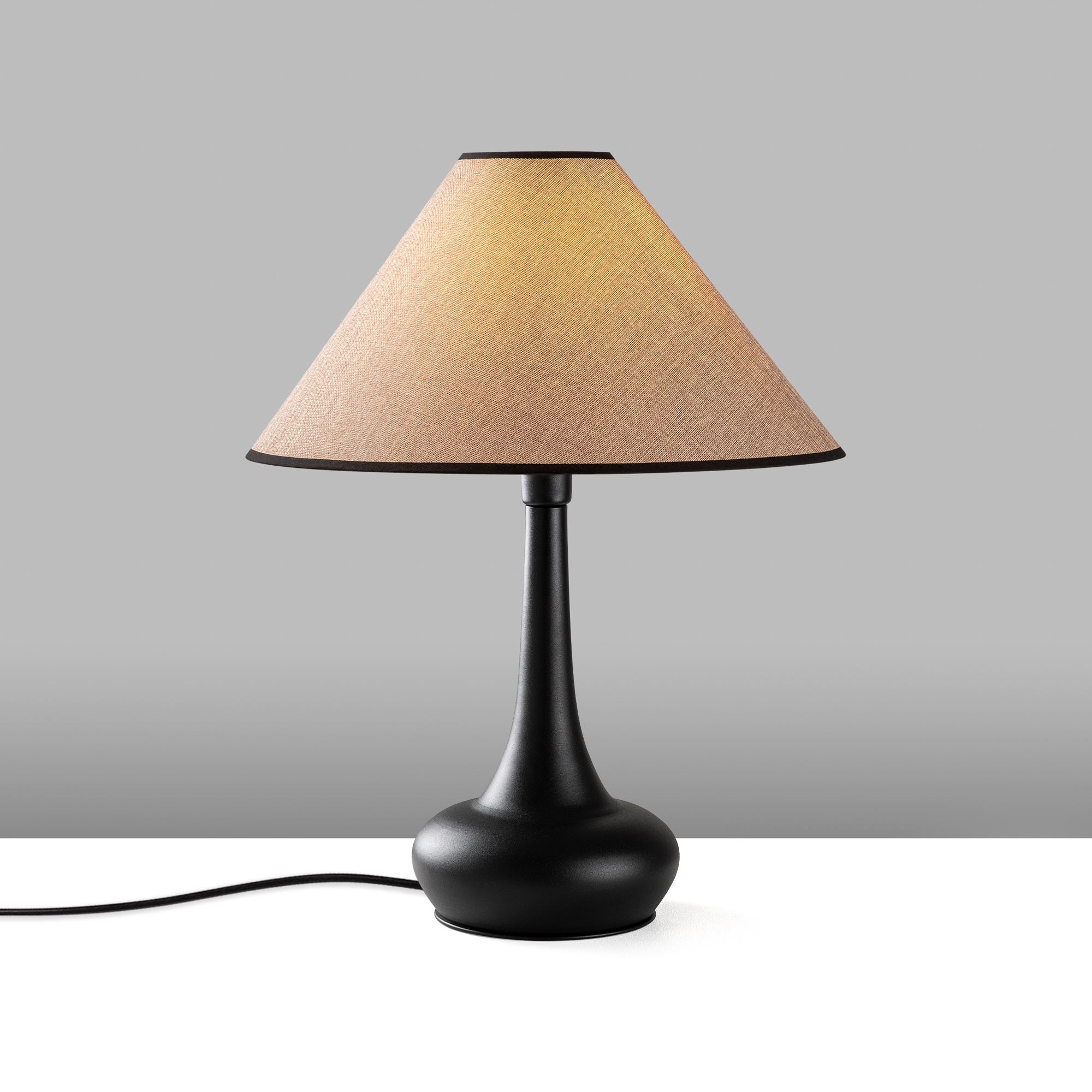 Candeeiro de mesa-Luna-Castanho Claro
Preto