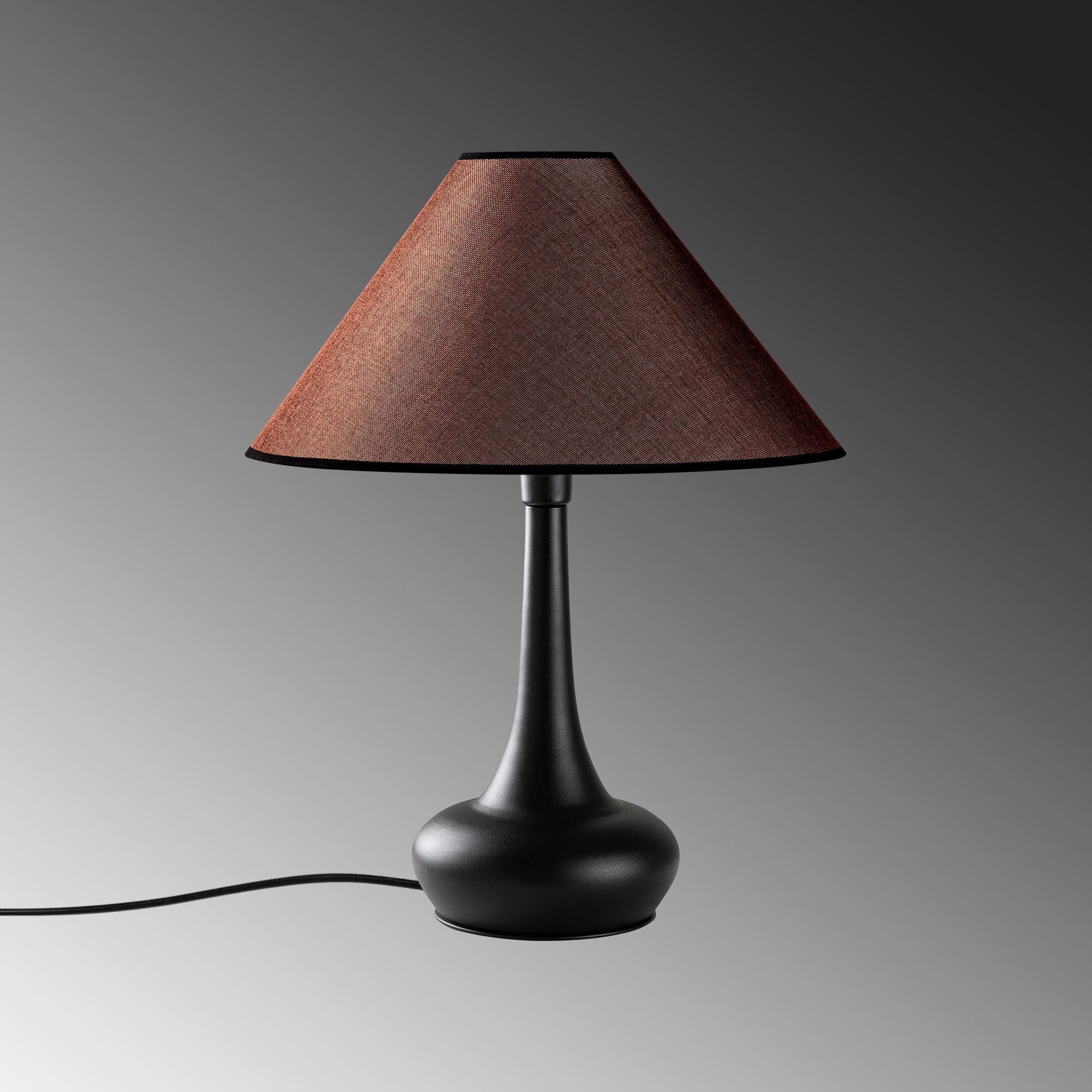 Candeeiro de mesa-Luna-Marrom
Preto