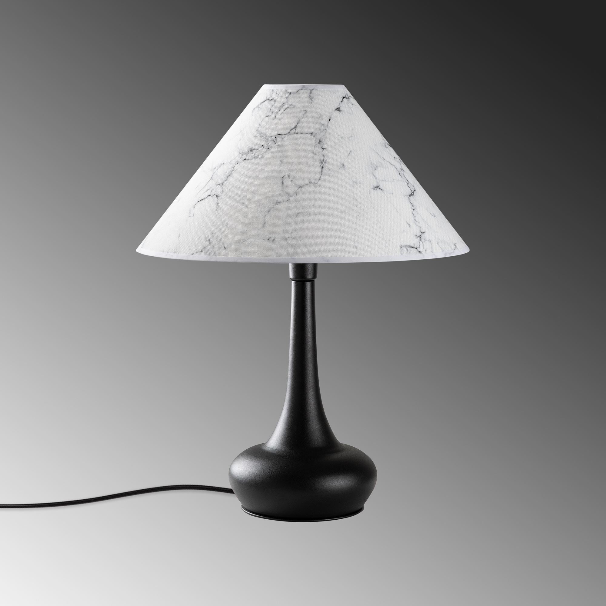 Candeeiro de mesa-Luna-Preto