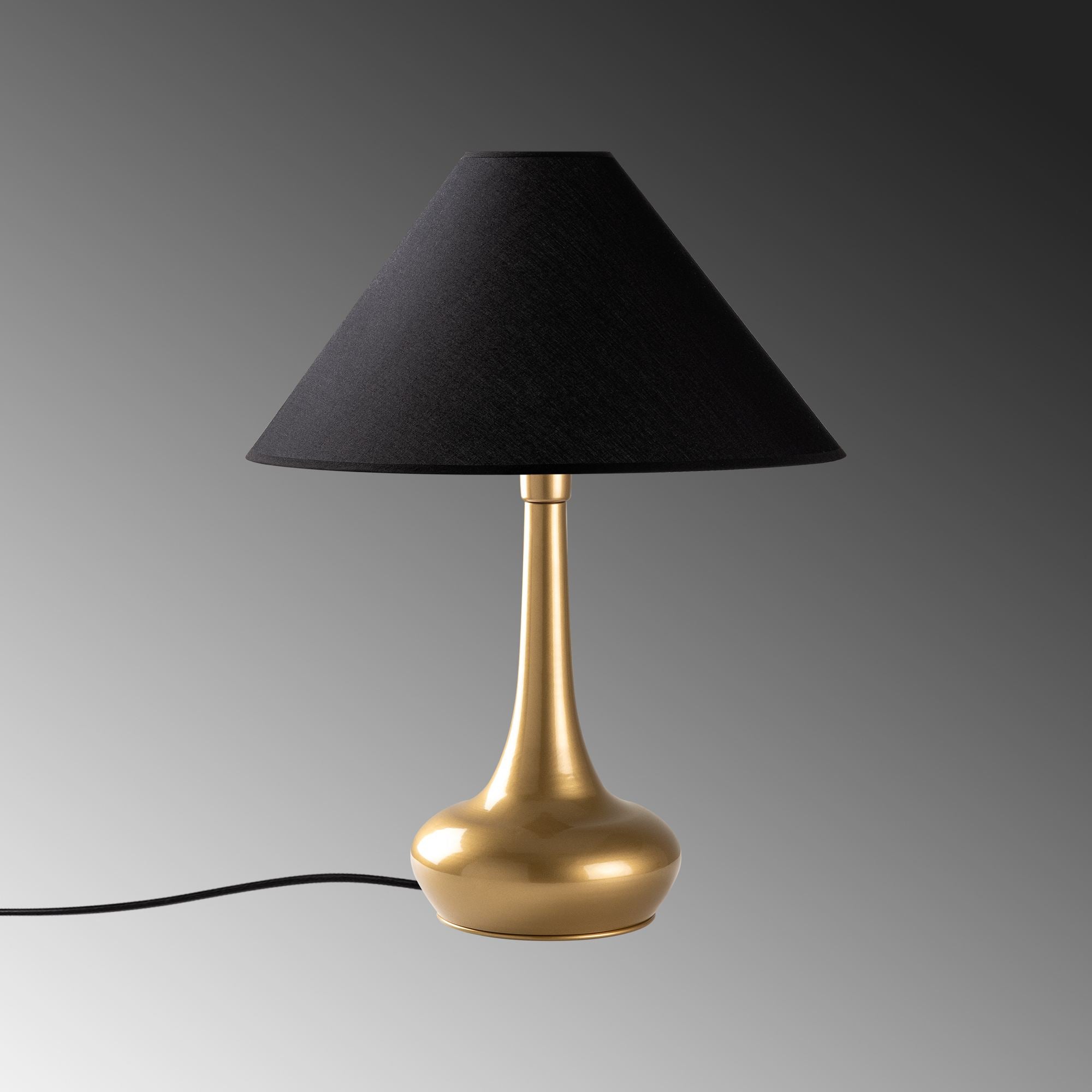 Candeeiro de mesa-Luna-Dourado
Preto