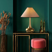 Candeeiro de mesa-Luna-Dourado
Castanho Claro
