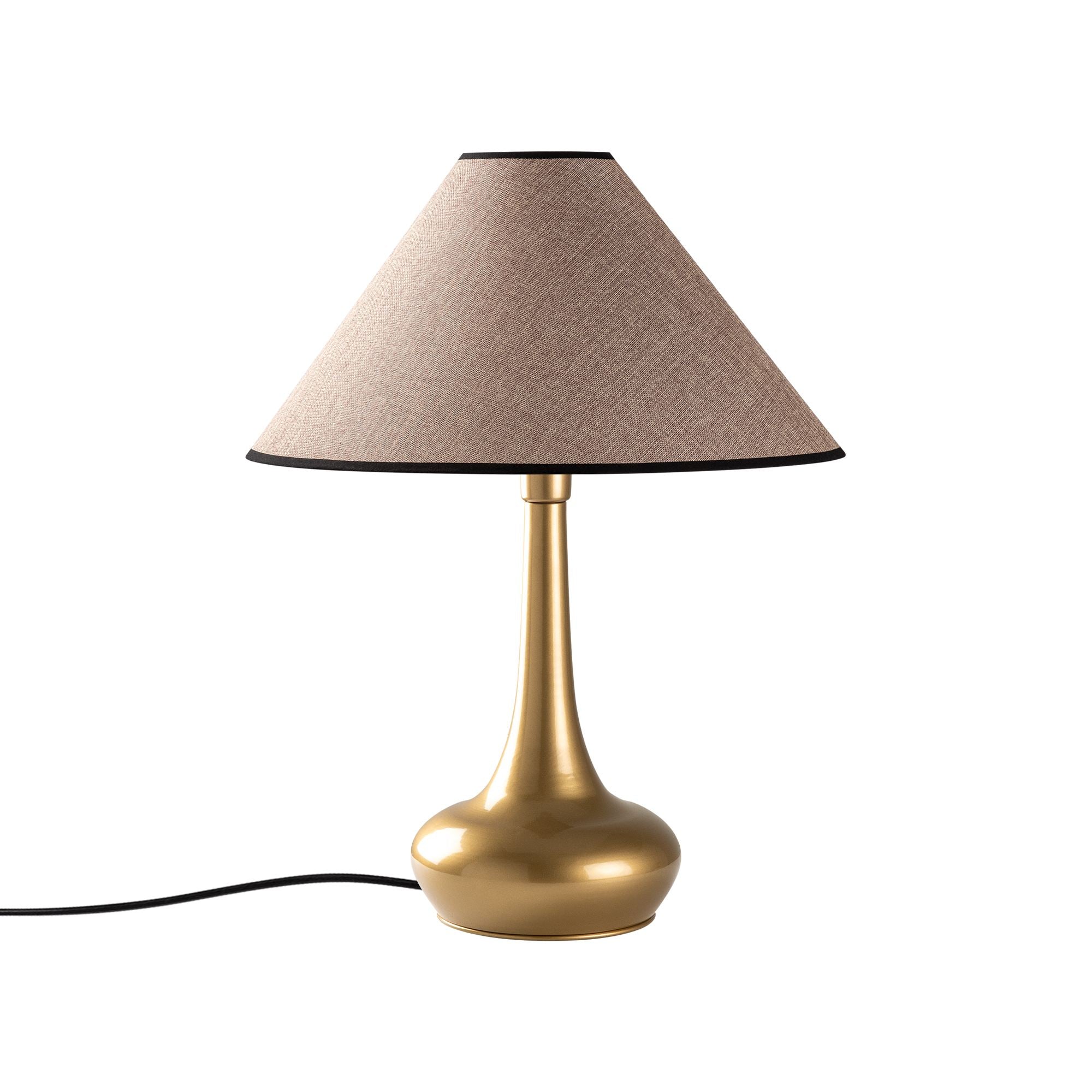 Candeeiro de mesa-Luna-Dourado
Castanho Claro