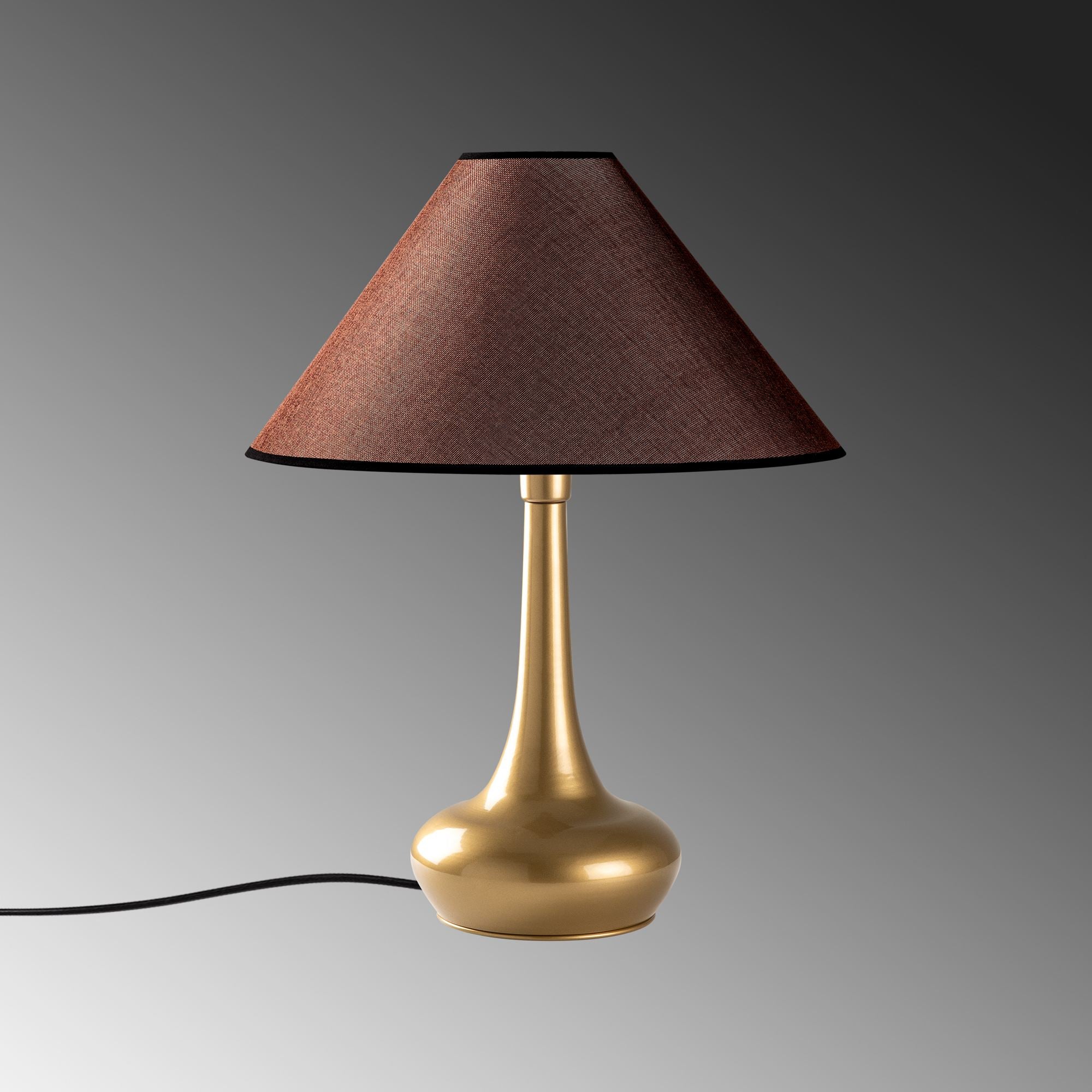 Candeeiro de mesa-Luna-Dourado
Marrom