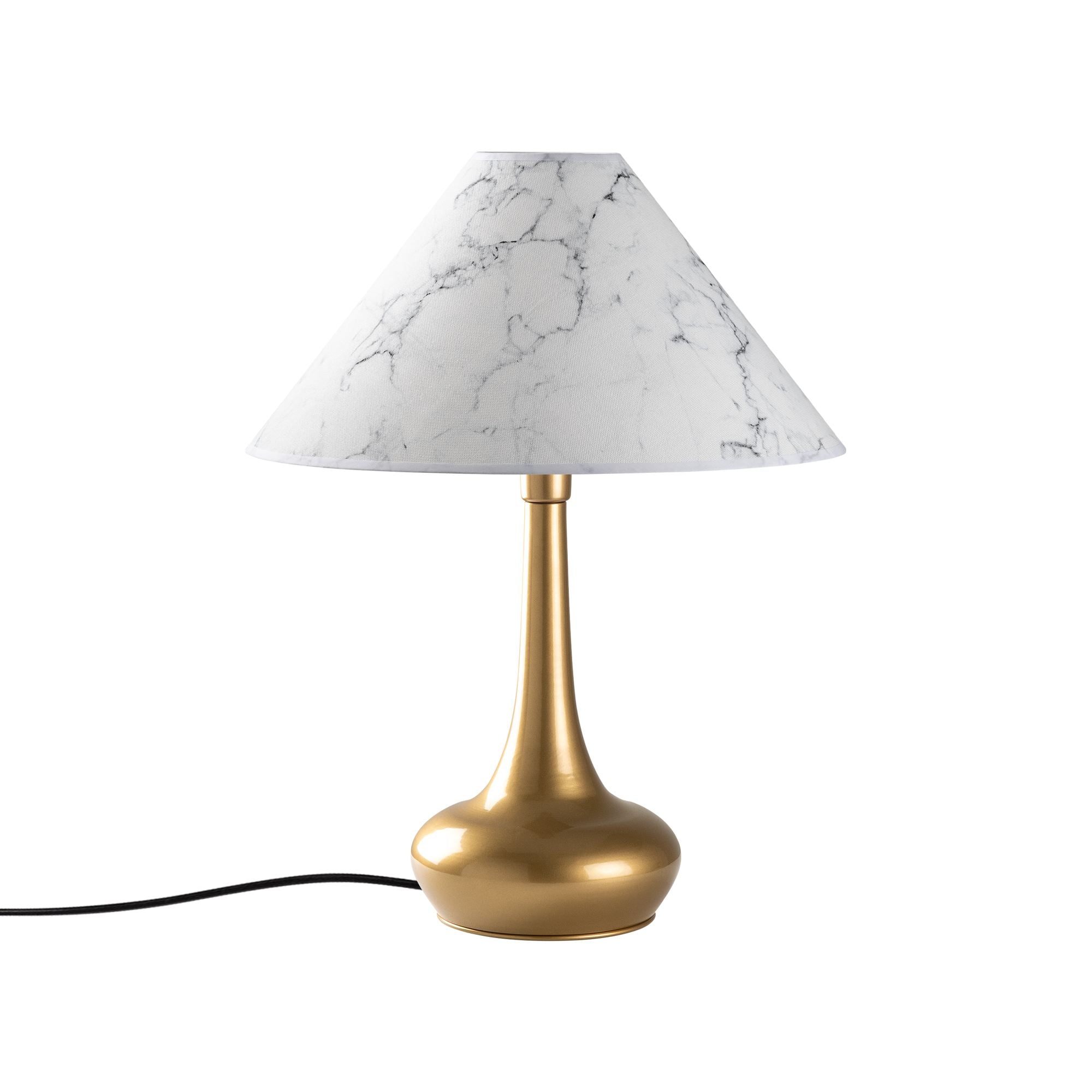 Candeeiro de mesa-Luna-Dourado
Branco