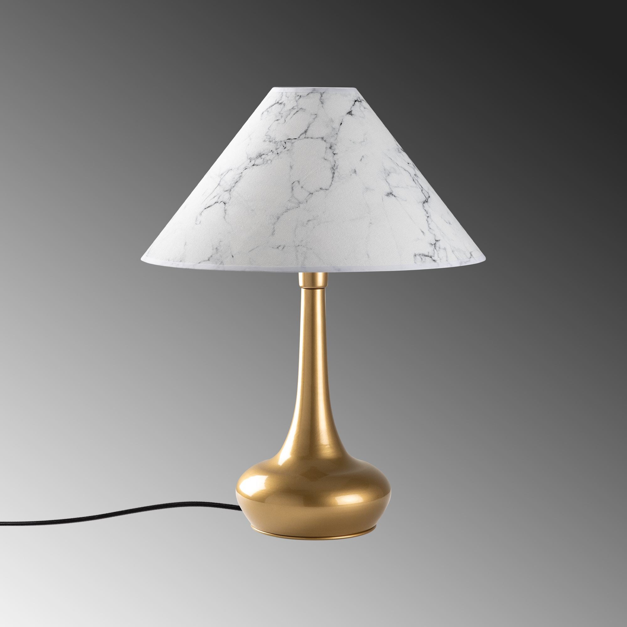 Candeeiro de mesa-Luna-Dourado
Branco