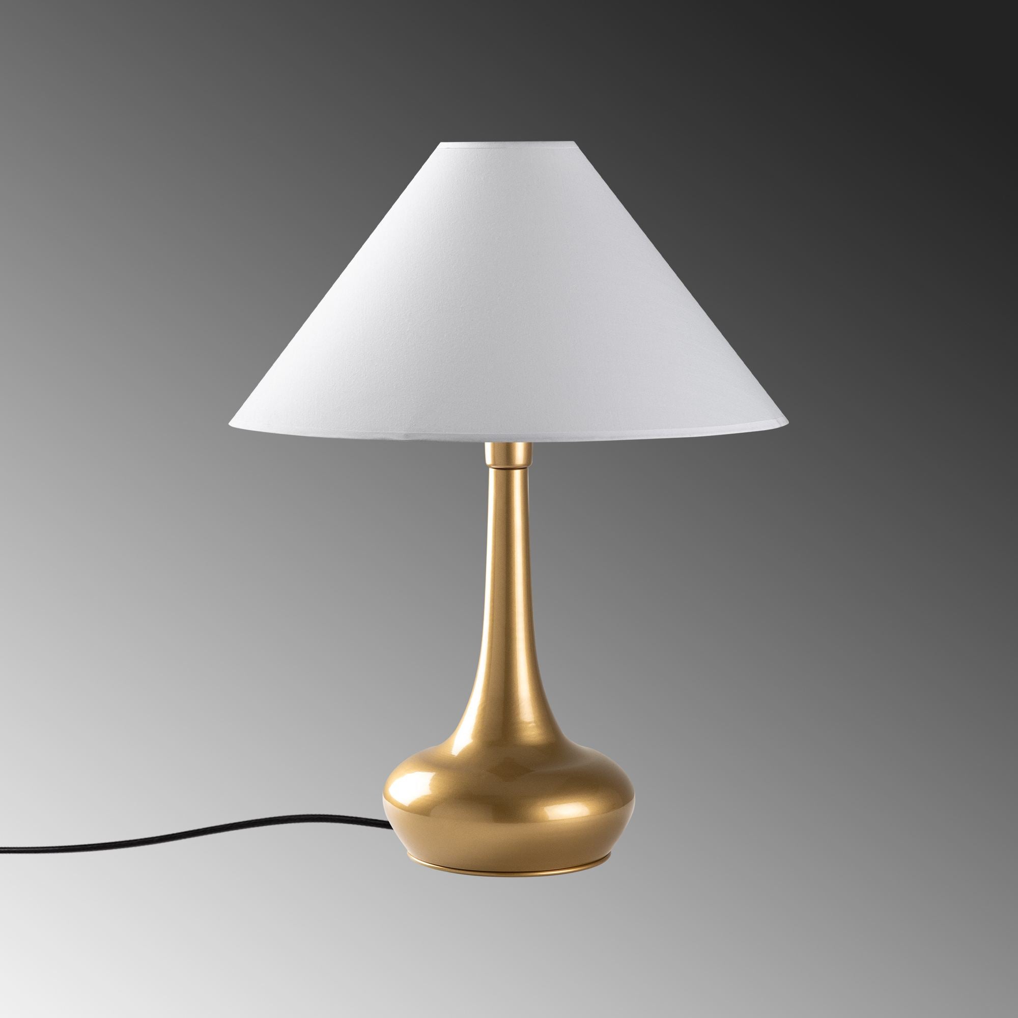 Candeeiro de mesa-Luna-Dourado
Branco
