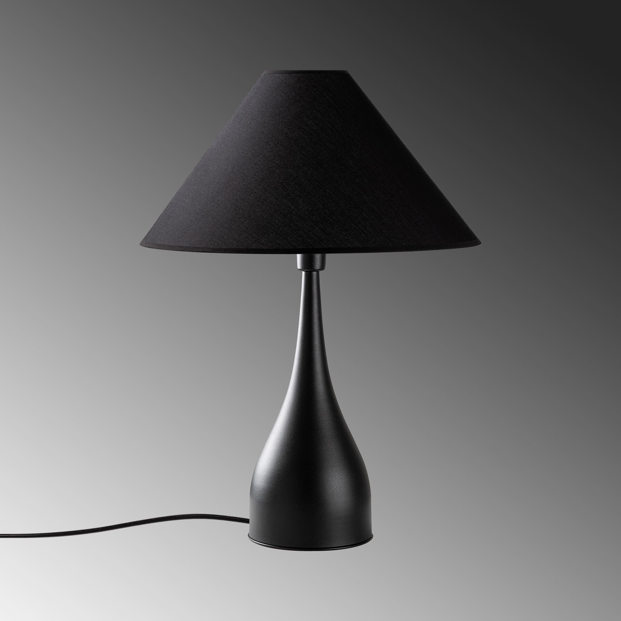 Candeeiro de mesa-Luna-Preto