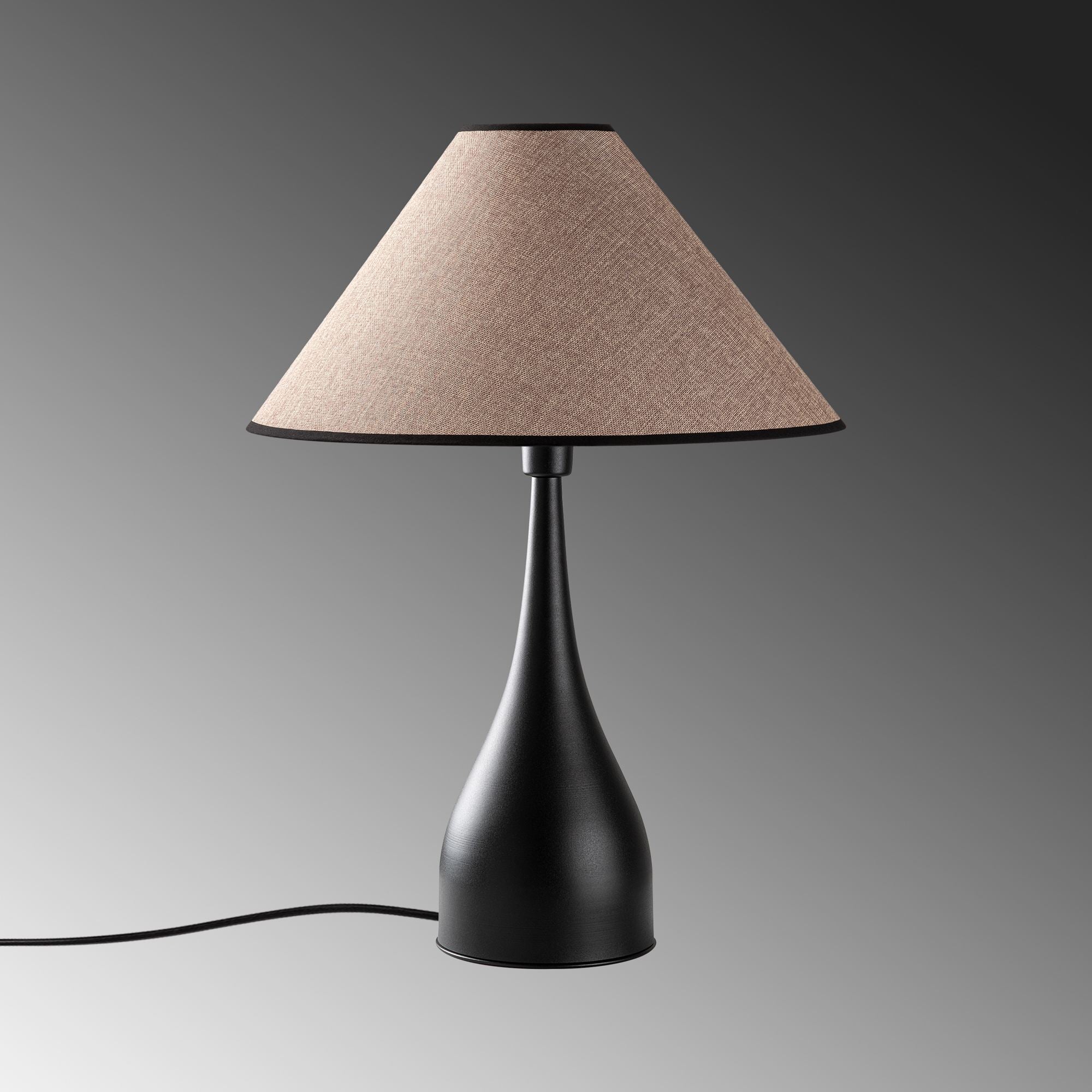 Candeeiro de mesa-Luna-Preto
Marrom Claro