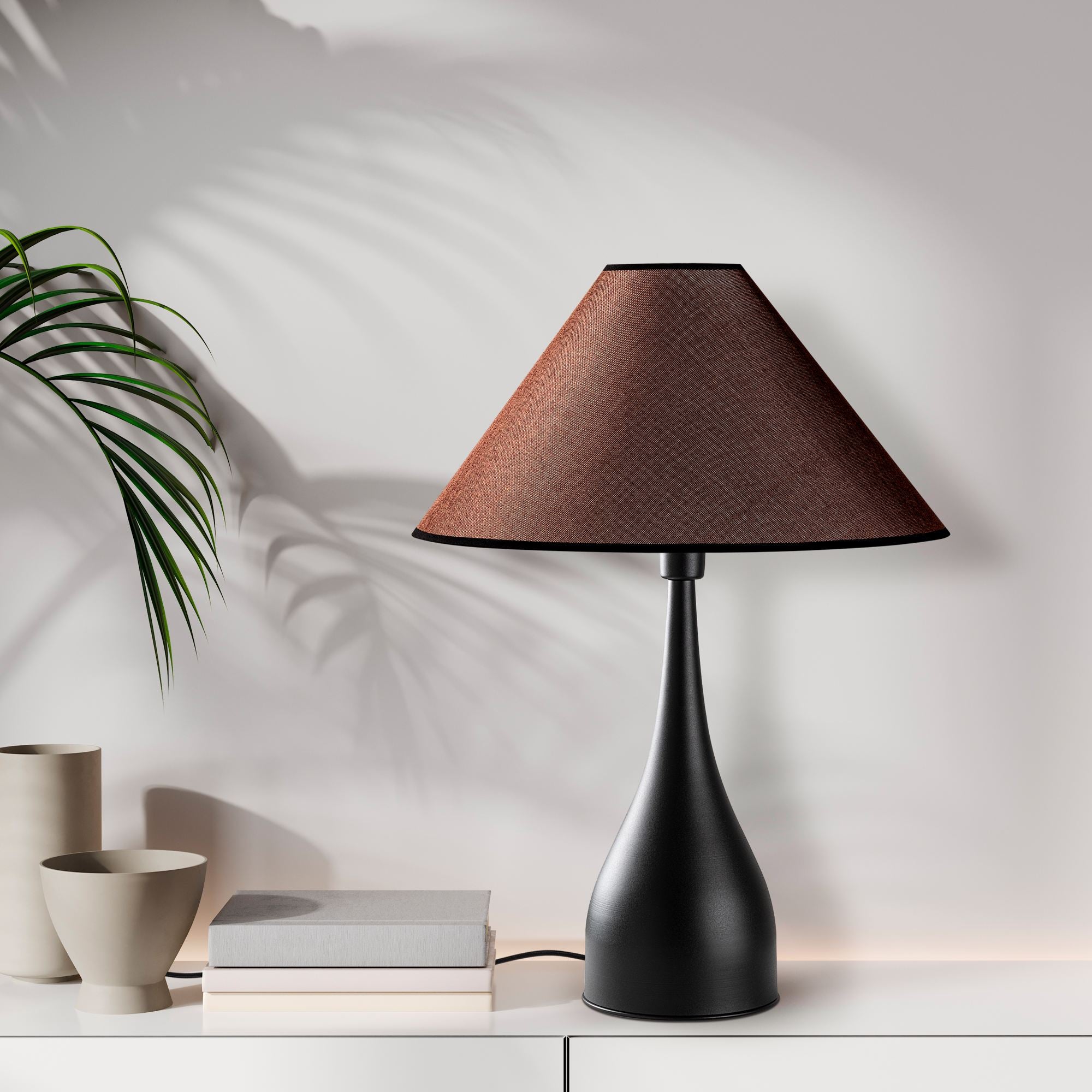 Candeeiro de mesa-Luna-Preto
Marrom