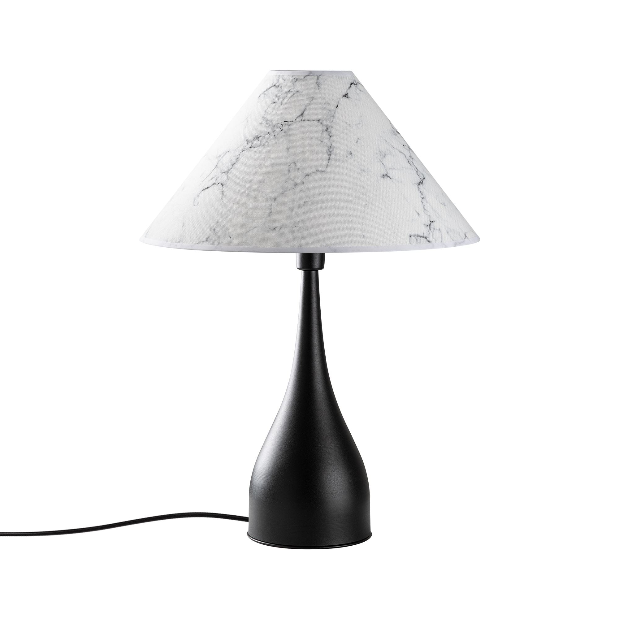 Candeeiro de mesa-Luna-Preto
Branco