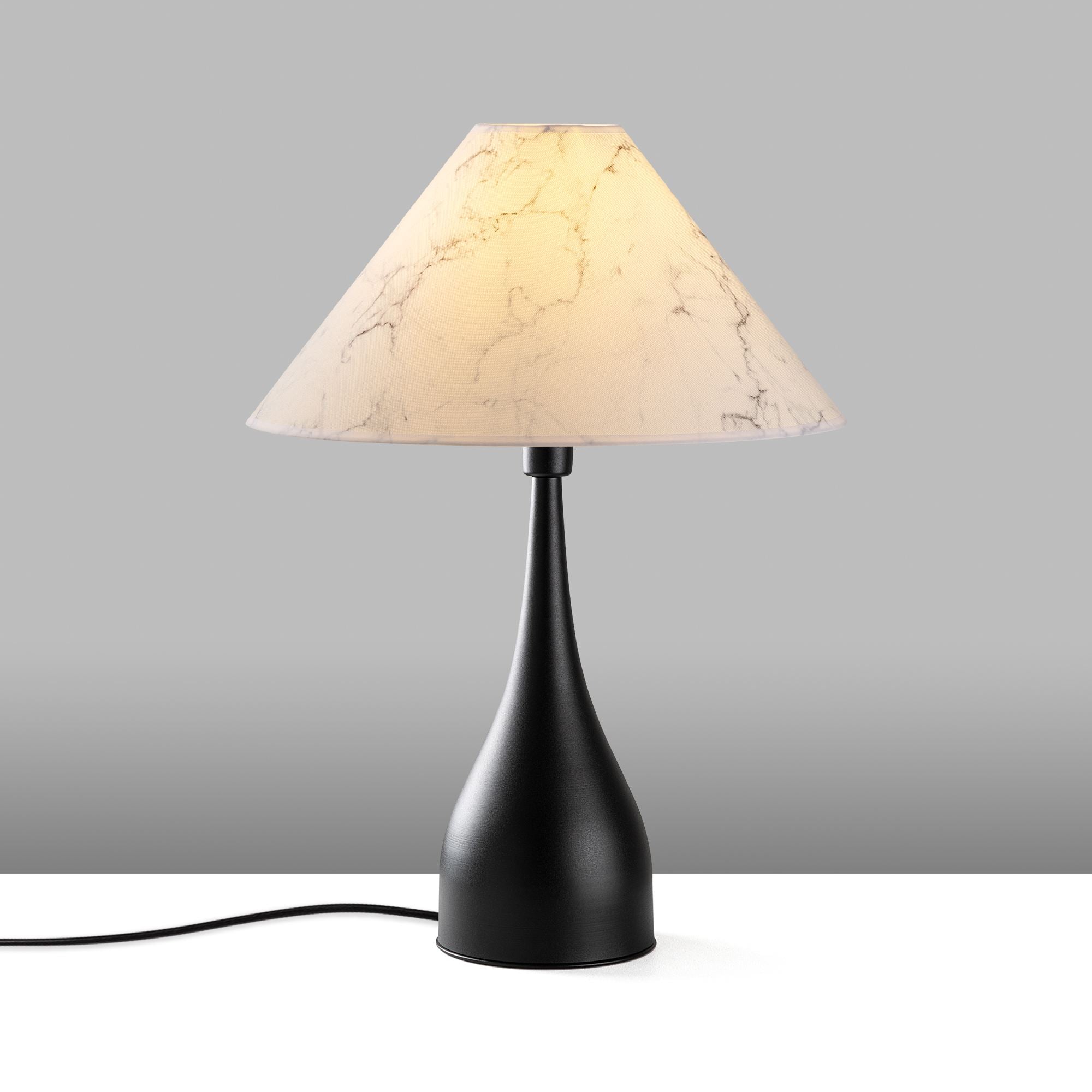 Candeeiro de mesa-Luna-Preto
Branco